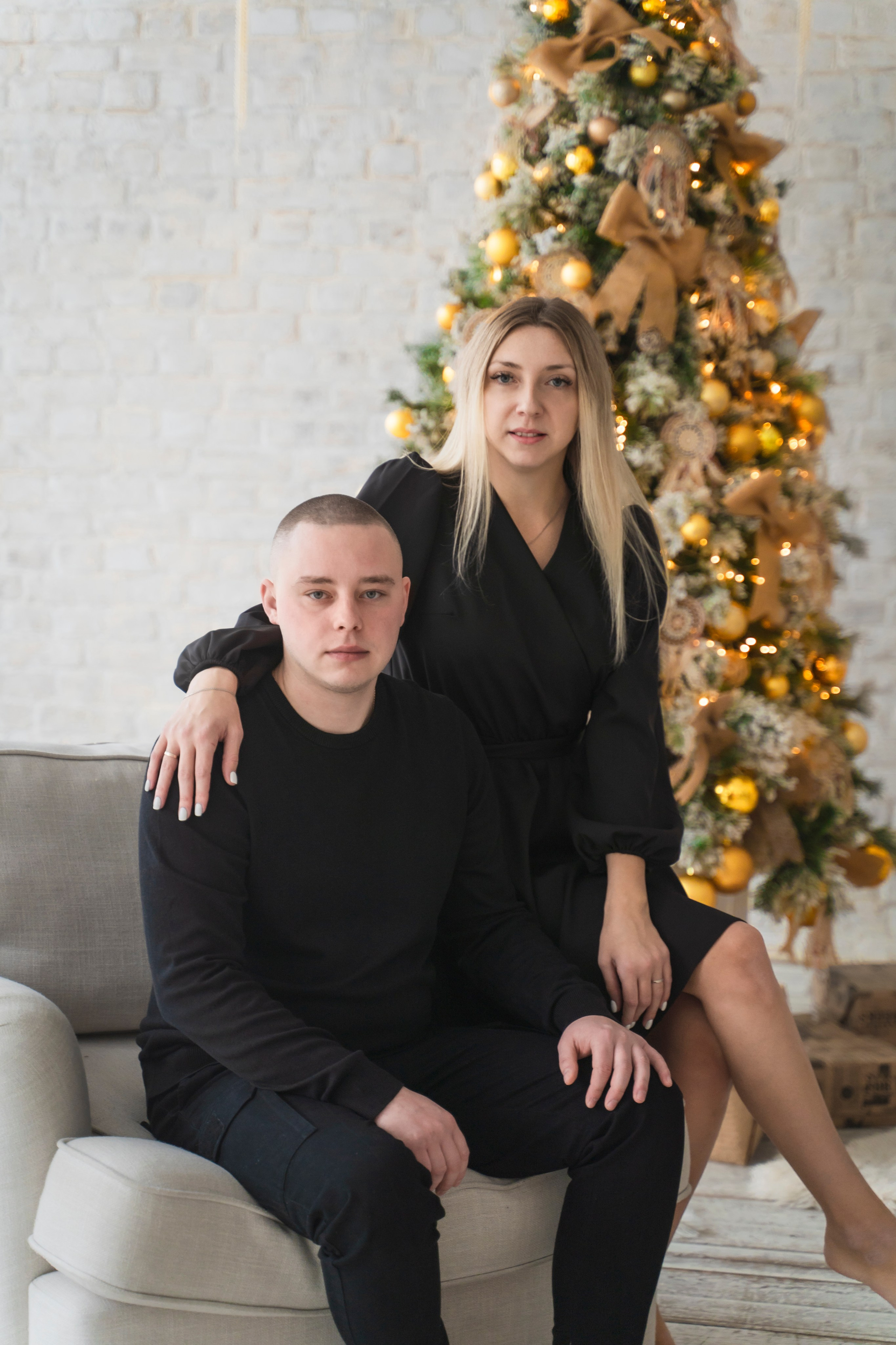 Новогодняя. Анастасия, Николай, Николь. Фотограф в Москве Ленарская Дарья