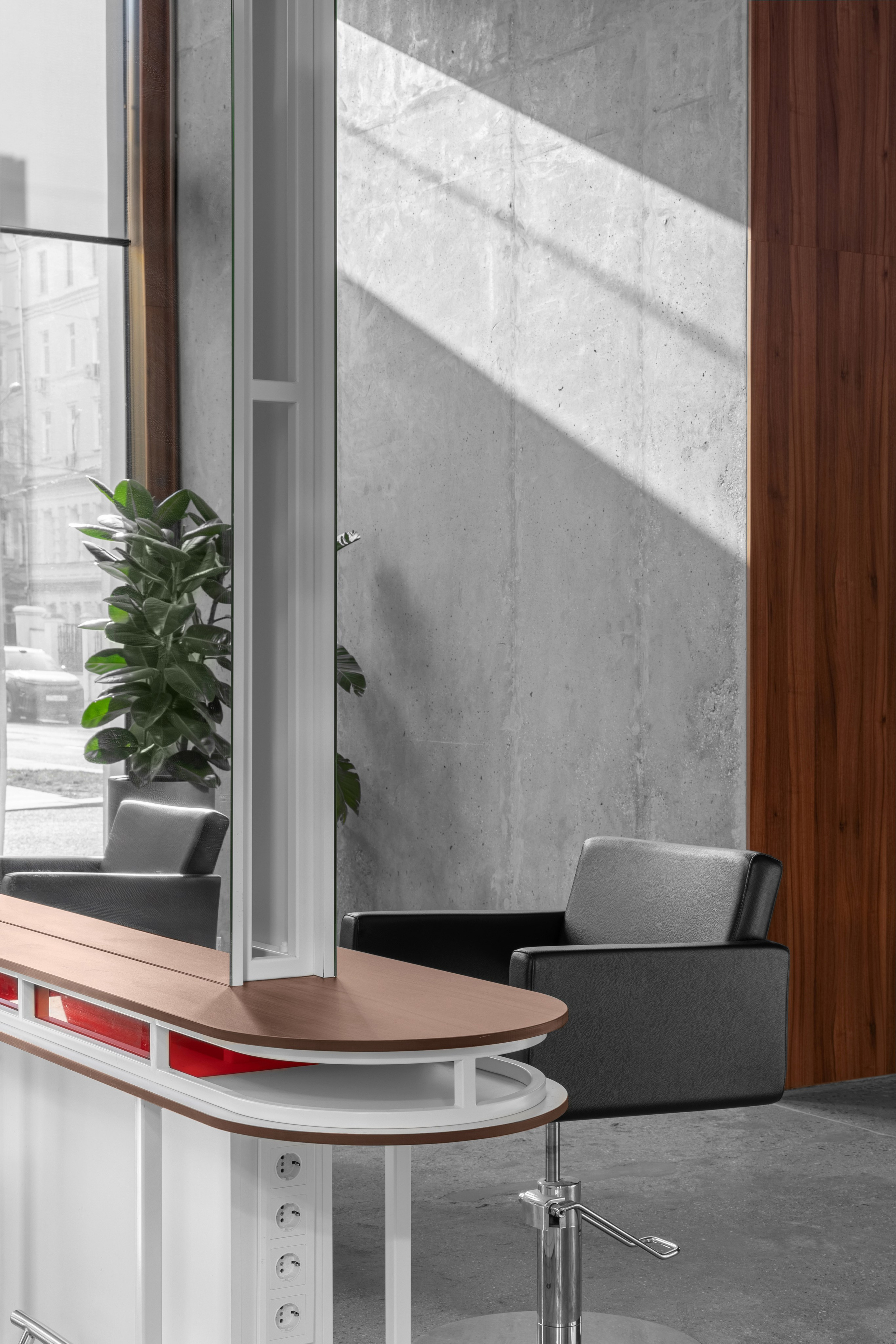 Парикмахерская K4 в Москве. Интерьерный фотограф в Нижнем Новгороде и Москве Владимир Гудков