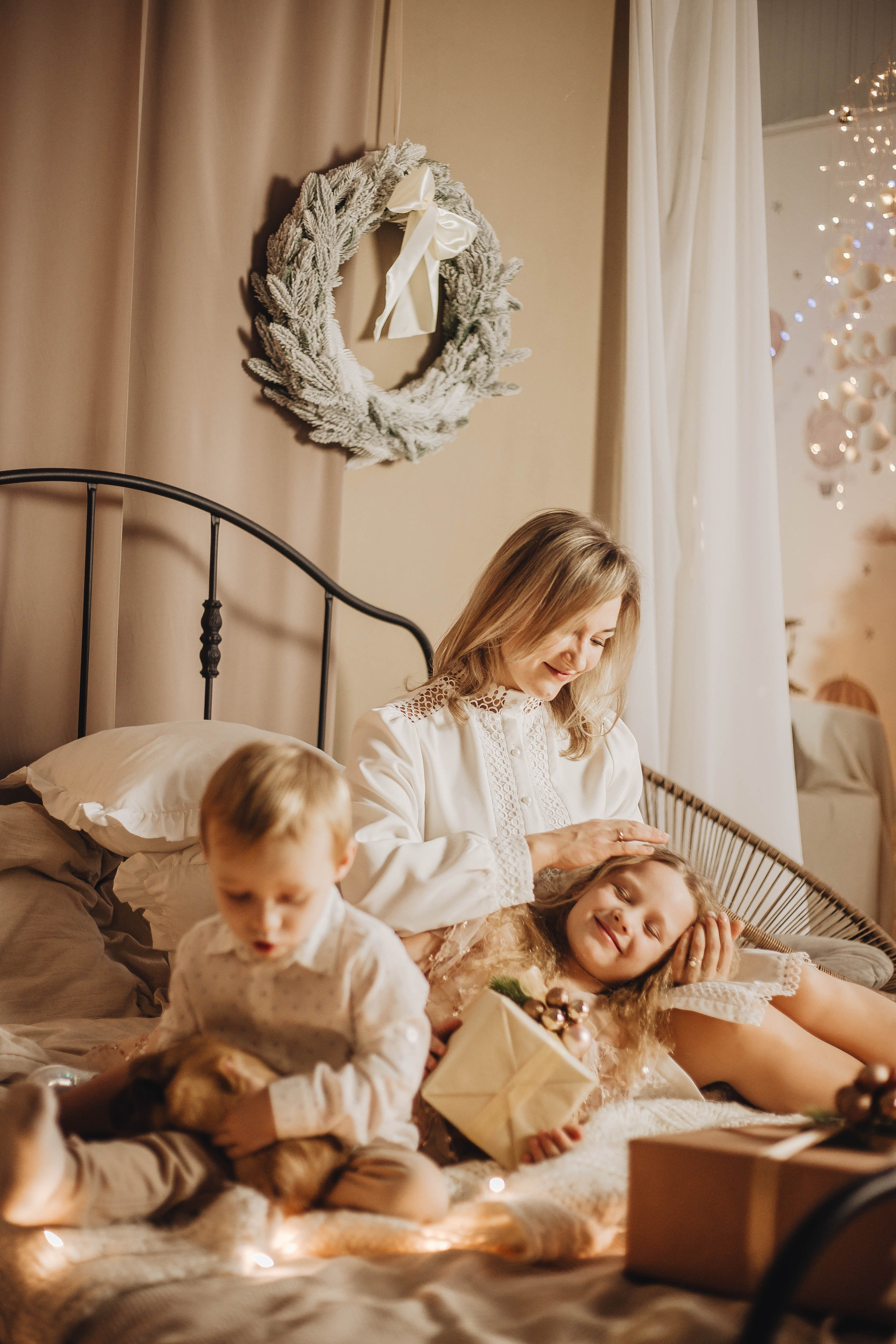 Аня с детьми новый год!. Фотограф Светлана Столярова Воскресенск