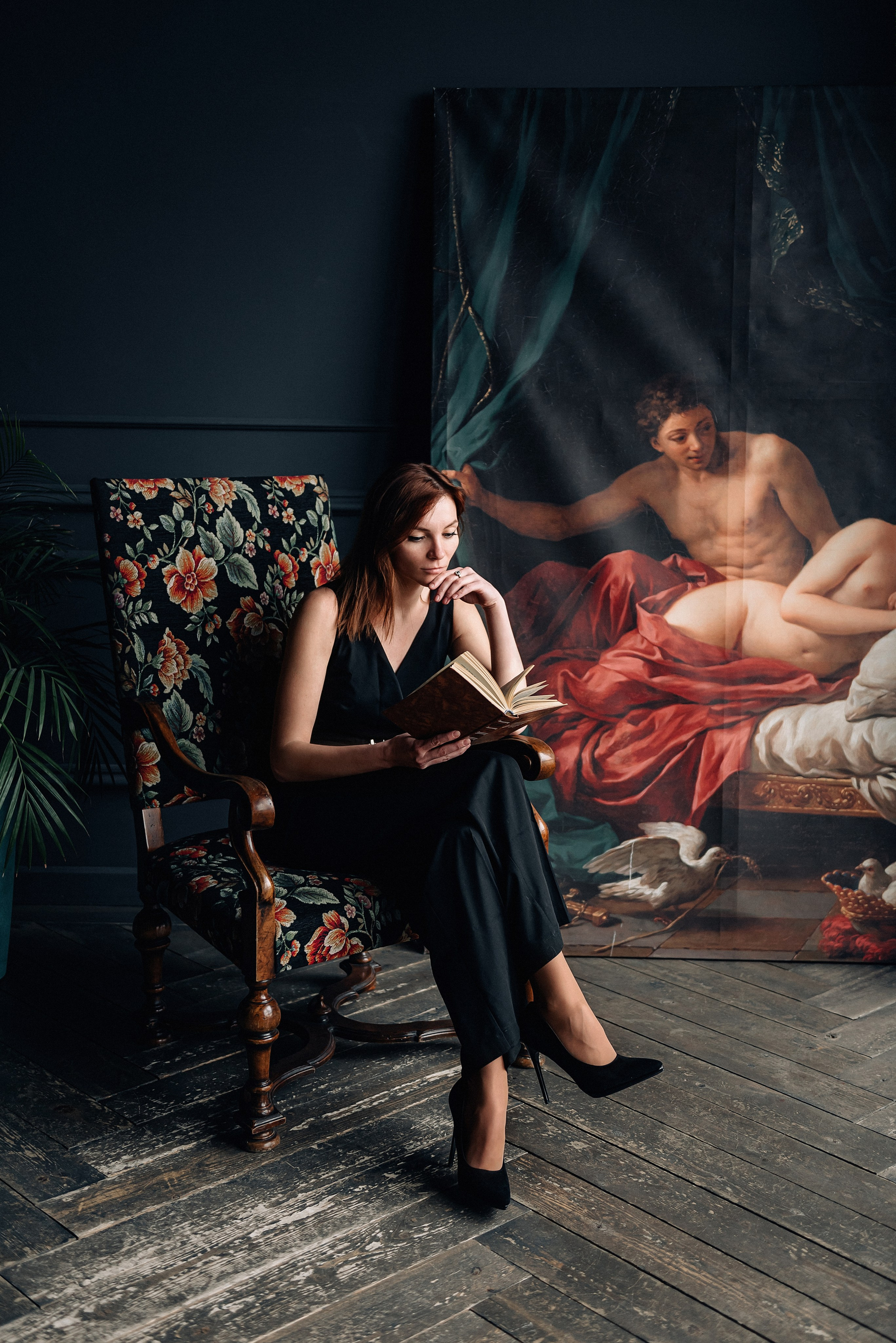 Женская фотосессия в фотостудии Nacked Sky. Портретный фотограф Москва Светлана Кашура