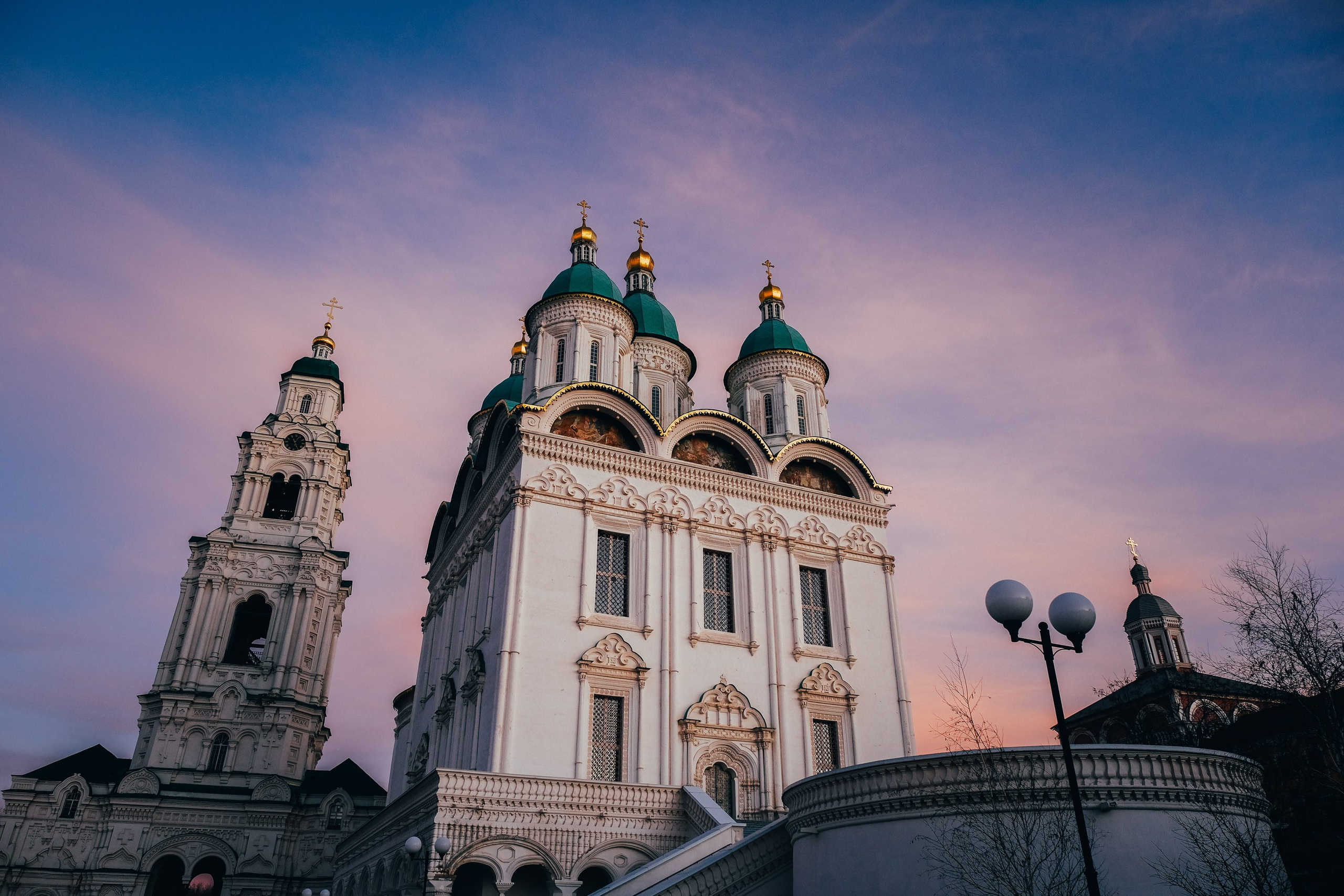 Розовый закат. Фотограф Анатолий Деникин