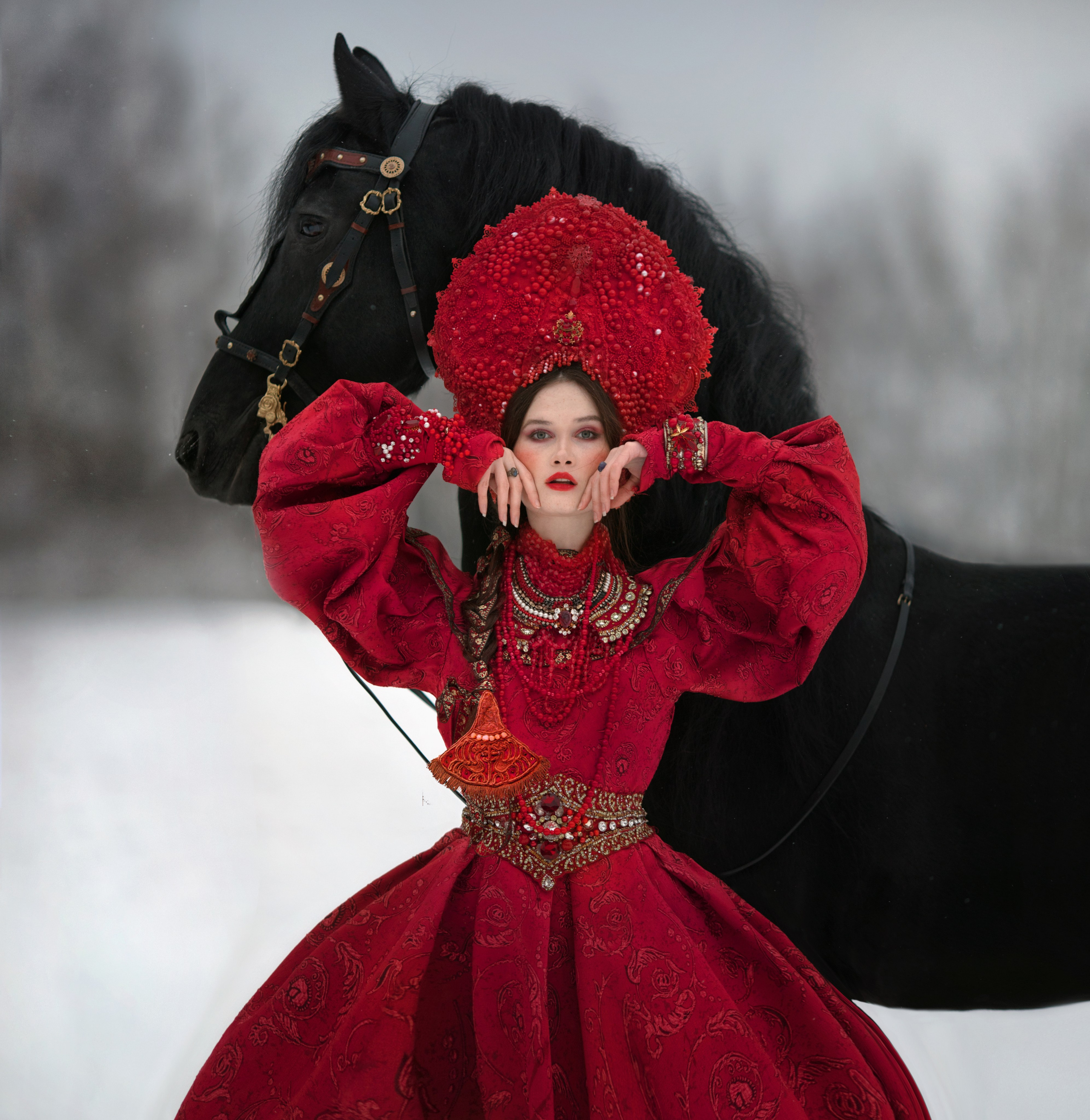 Русские народные костюмы в Москве