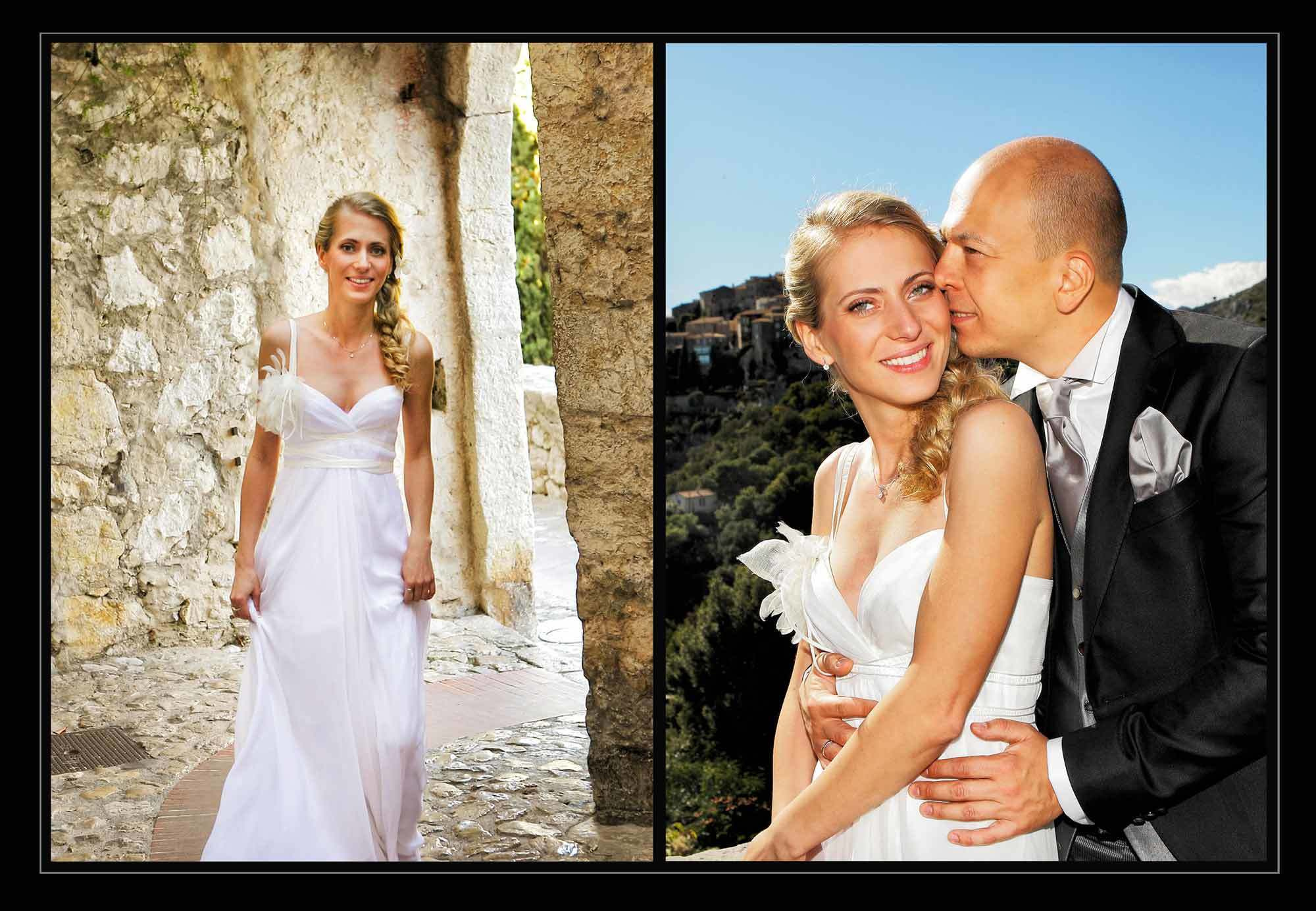 съемка свадебной фотосессии во Французской Ривьере