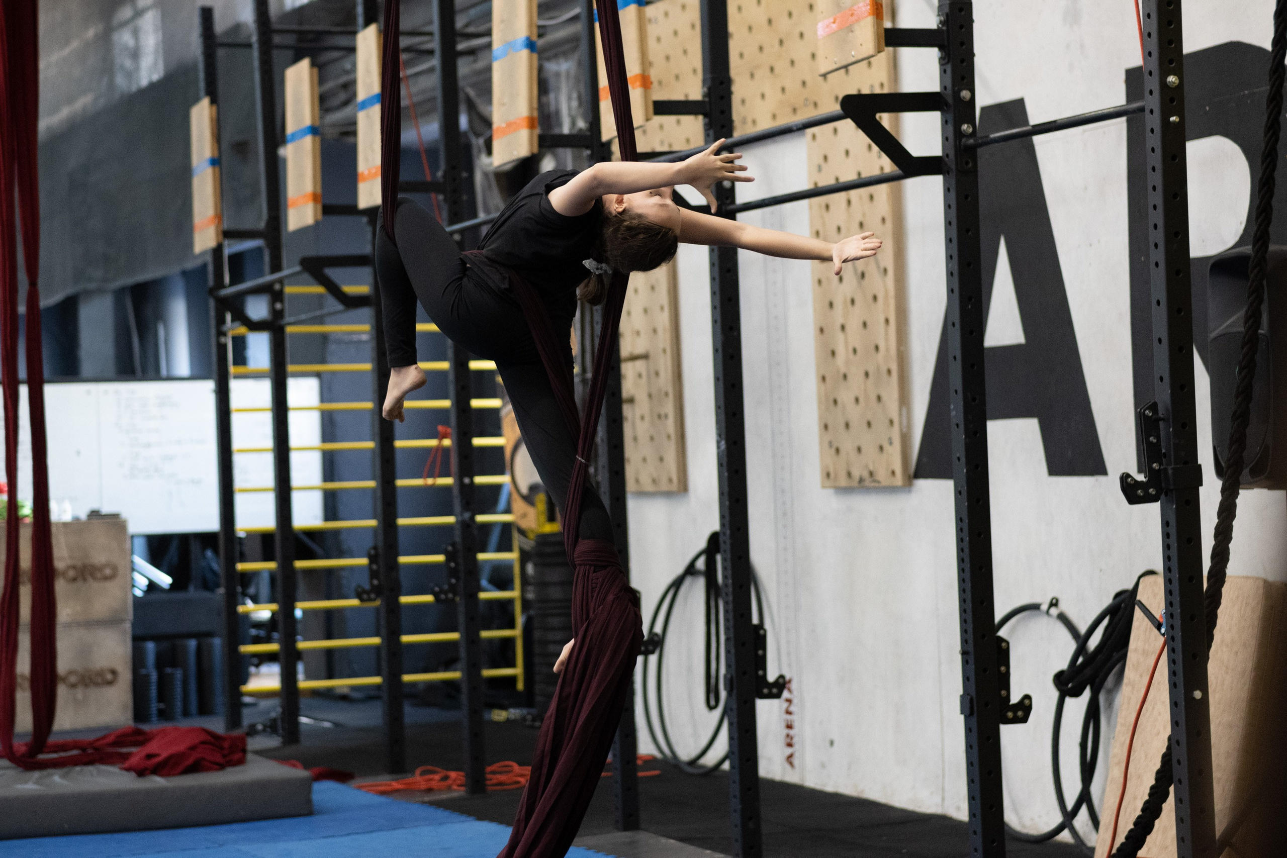 Внутриклубные соревнования по воздушной гимнастике 02.04.23