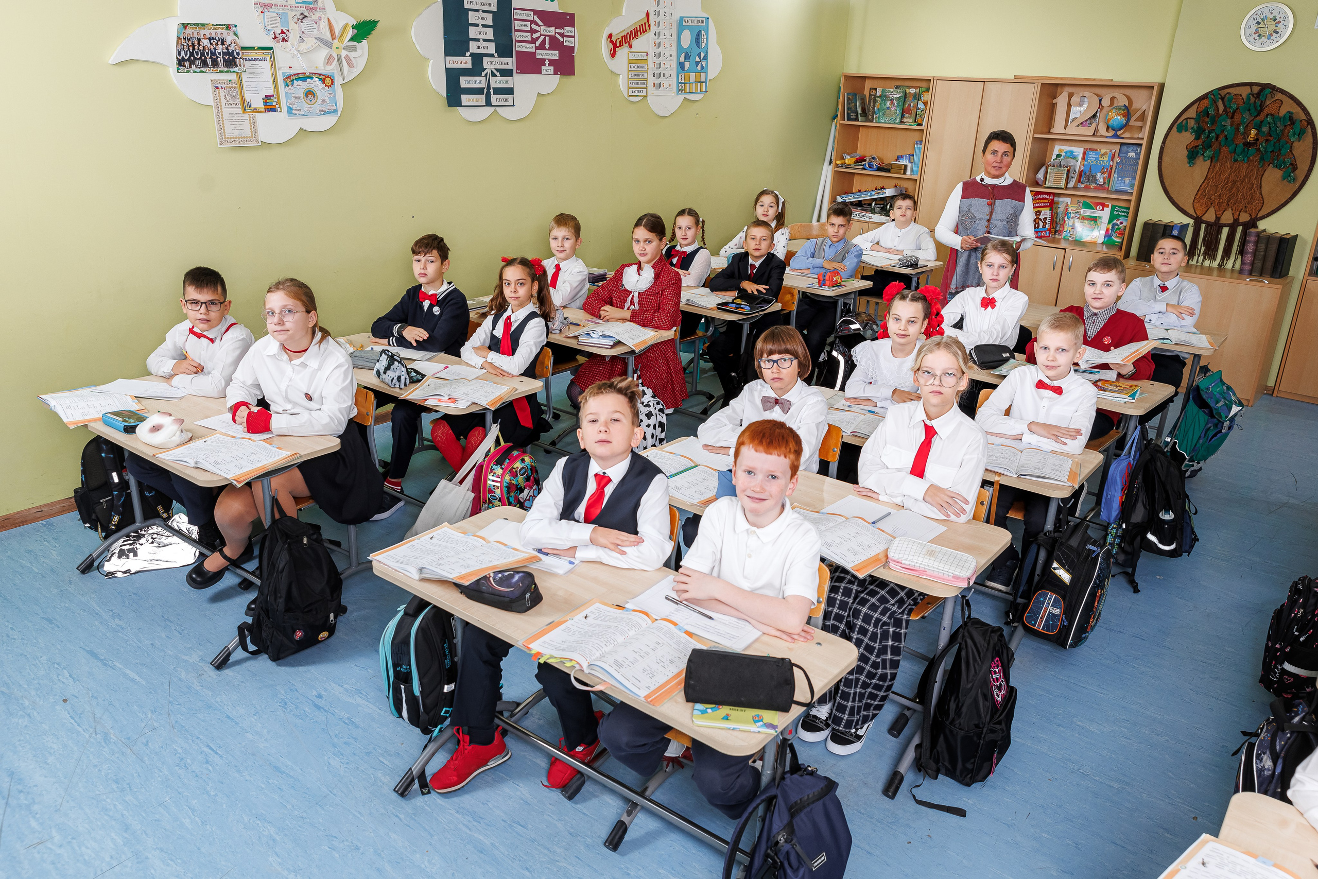 Репортаж на уроках. Семейный и детский фотограф Комина Елена, Власиха, Одинцово