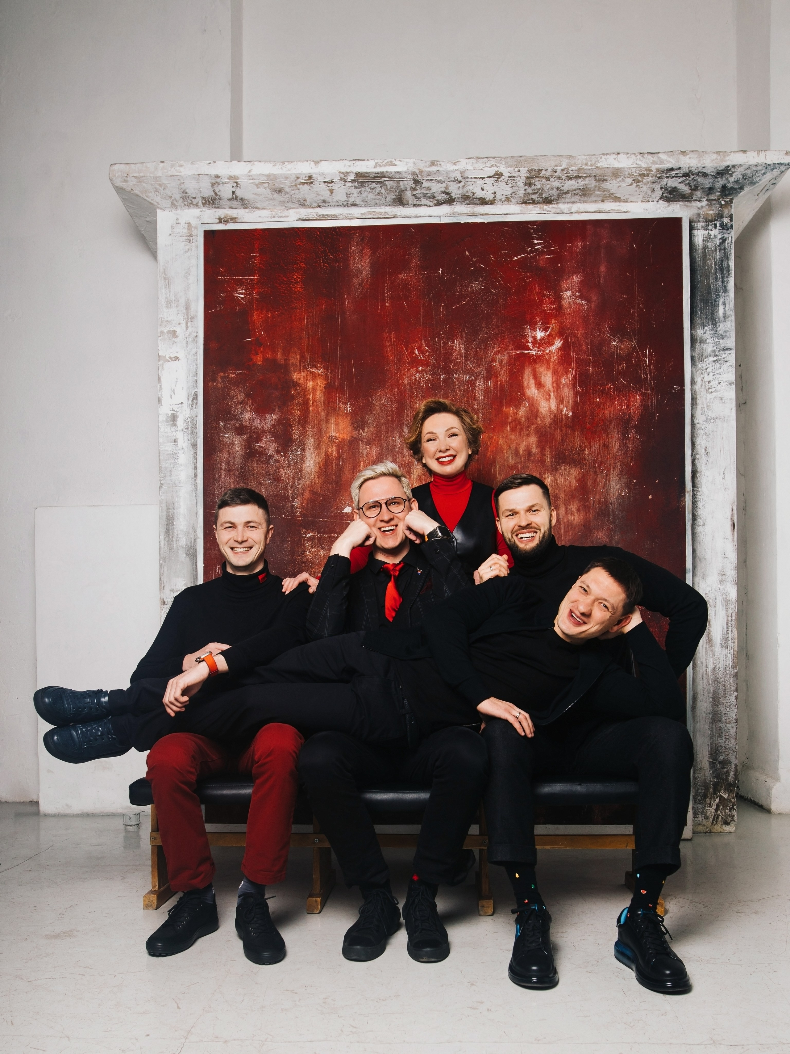 Елена и команда. Фотограф Людмила Оюн