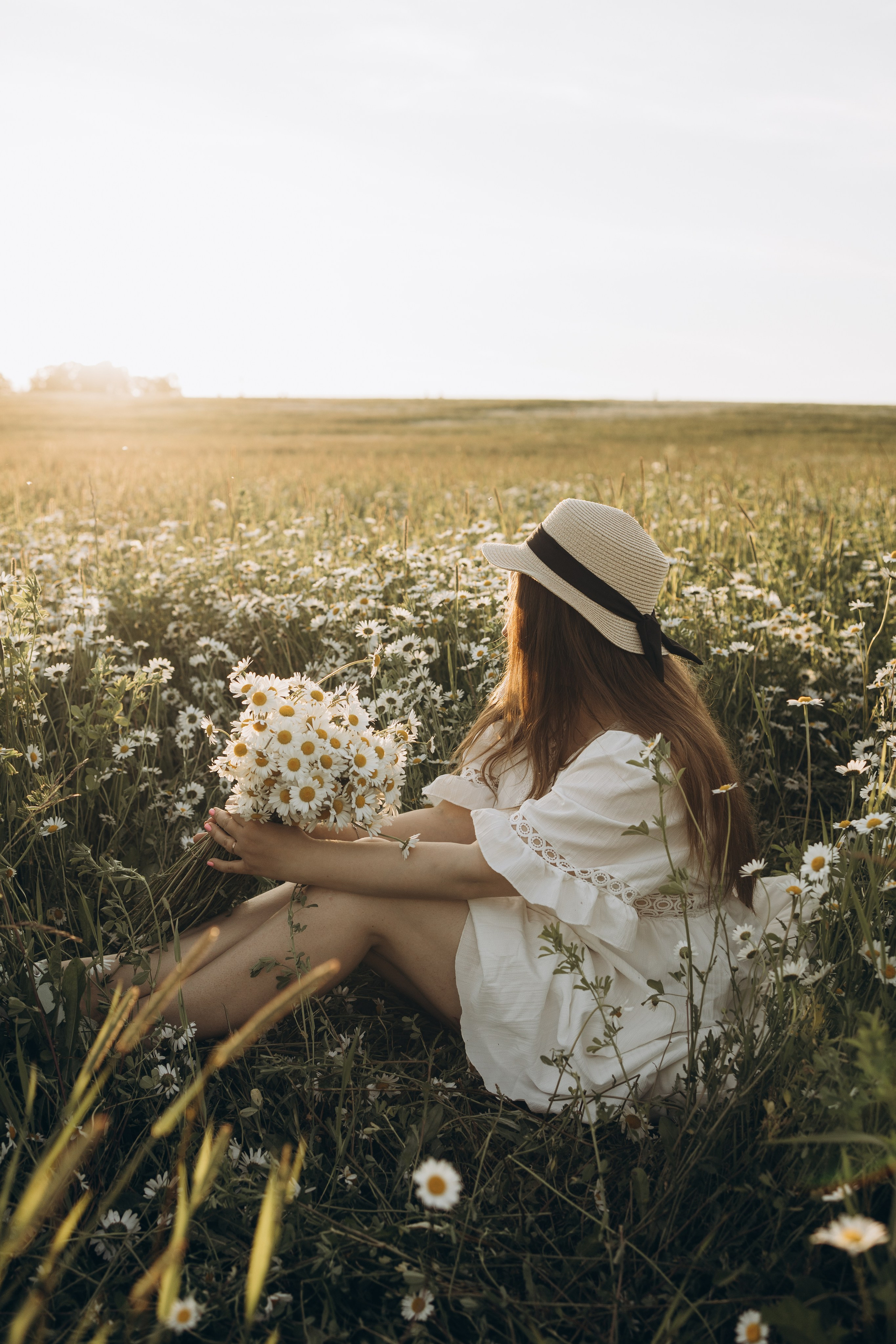 Маша и ромашки. Семейный фотограф в Москве Виктория Ястребинская