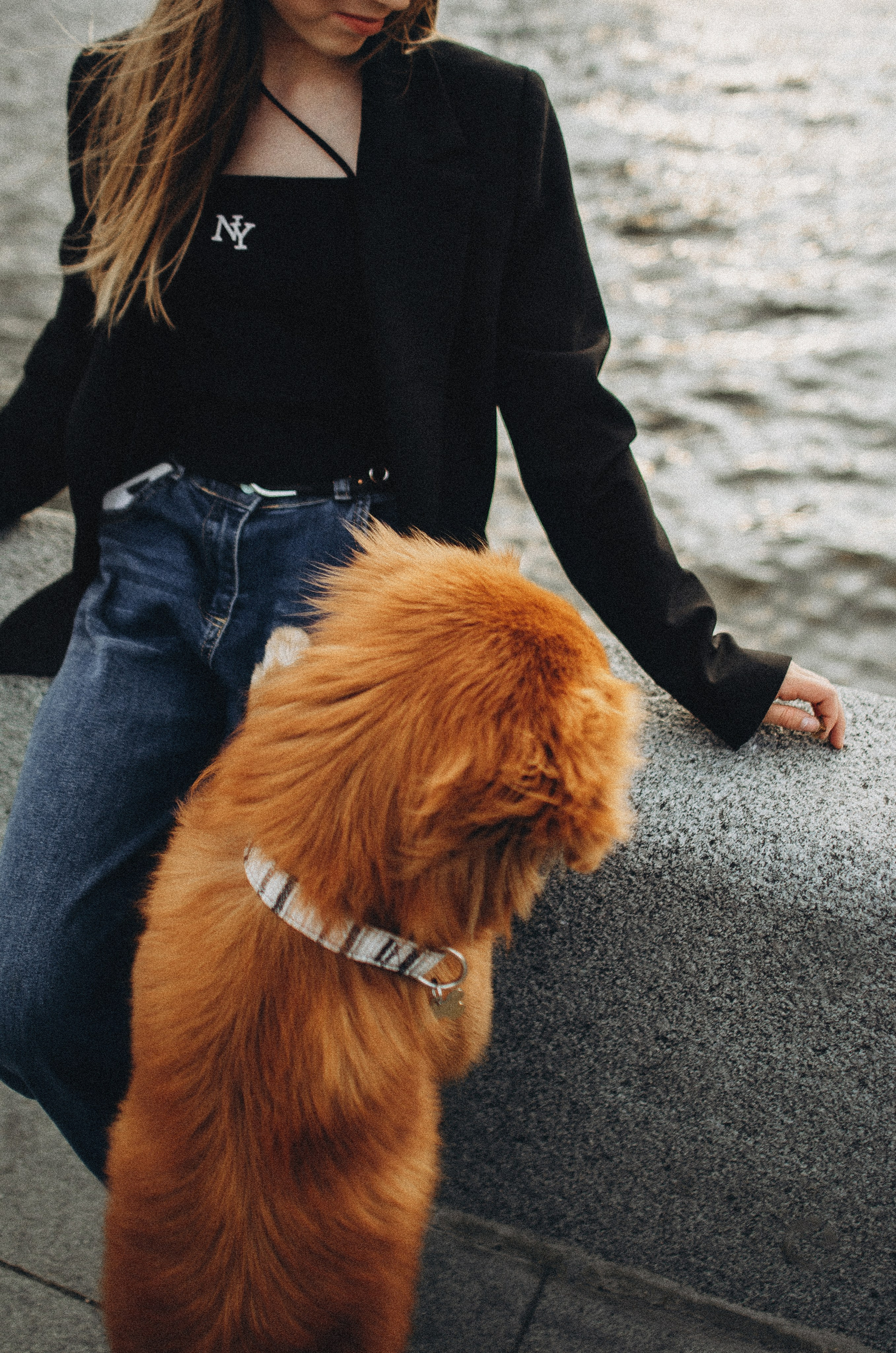 Алина и Бис. Фотограф-анималист Богданова Полина