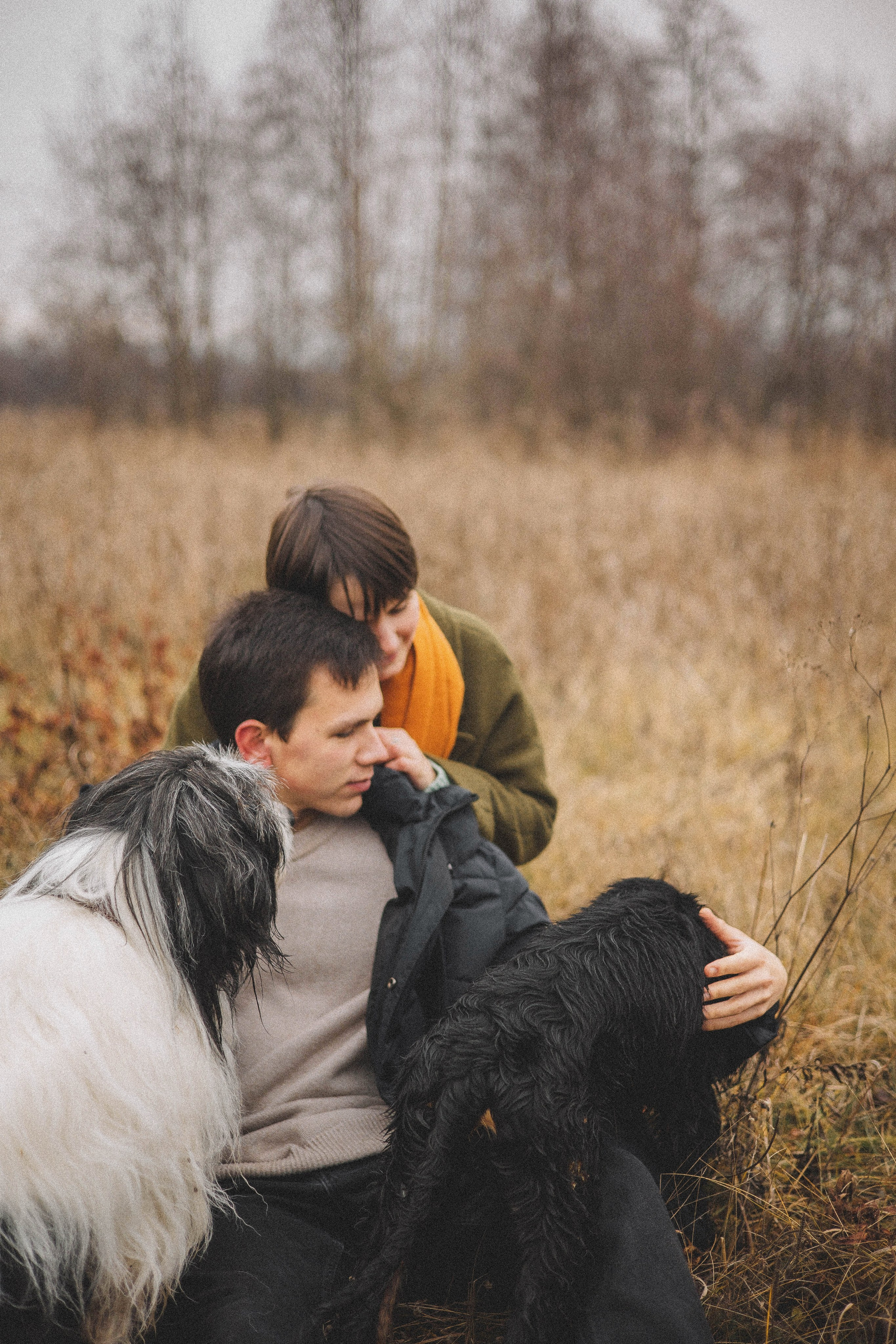 Даша, Глеб, Барс и Бруно. Фотограф-анималист Богданова Полина