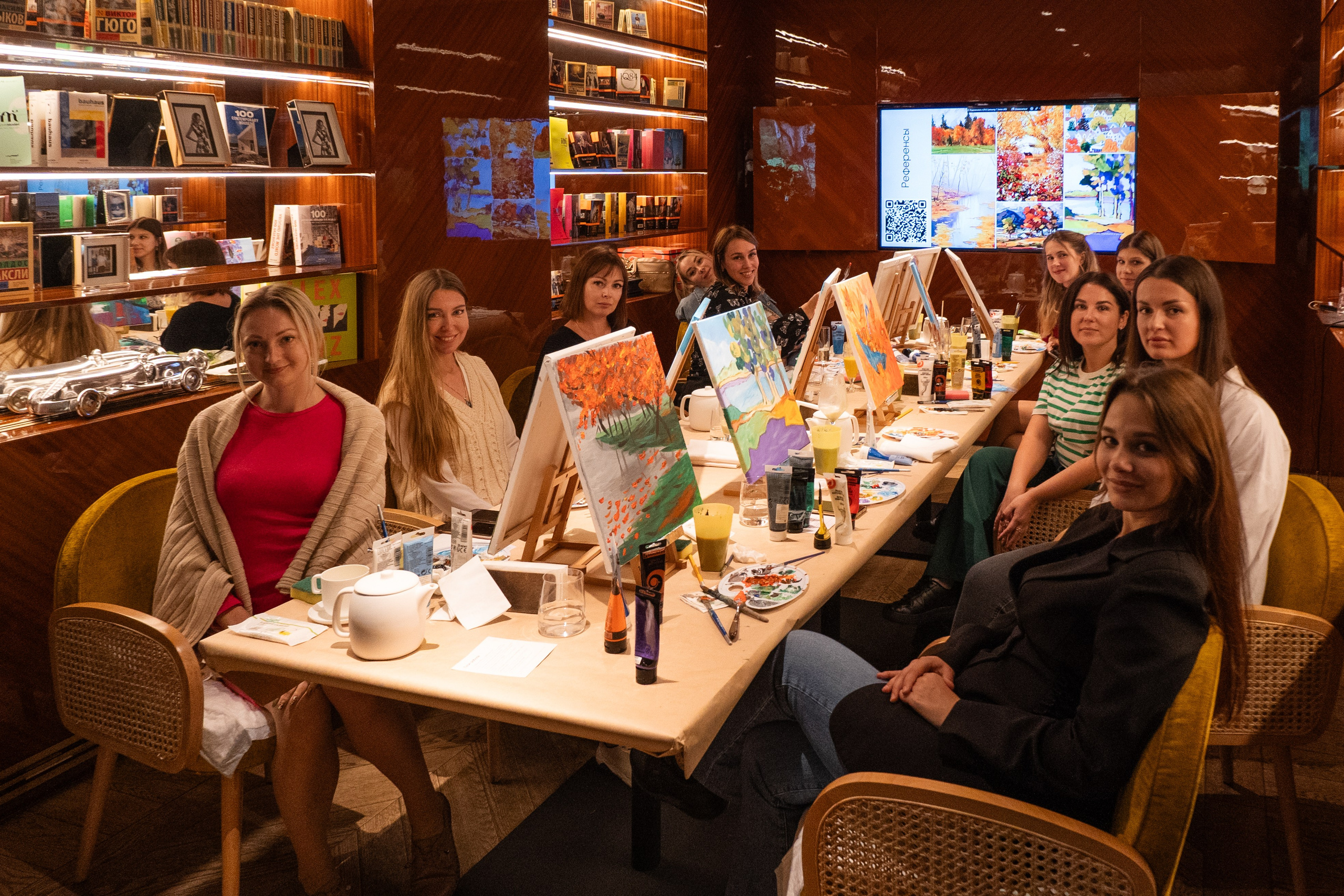 Корпоратив Teach Me Art 3. Портретный фотограф в Москве и Санкт-Петербурге Арина Чех