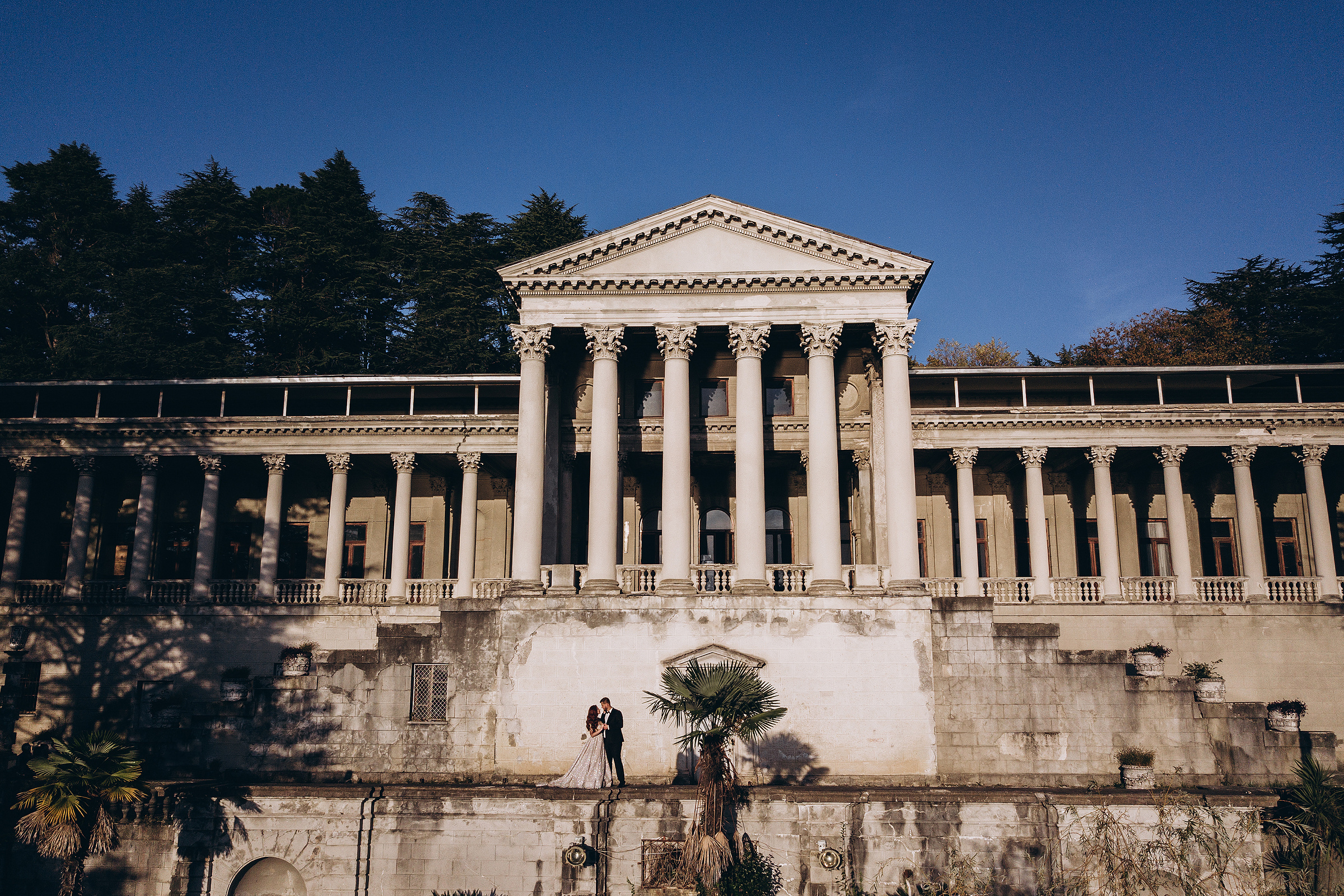 Санаторий Орджоникидзе. Свадебная съемка сочи