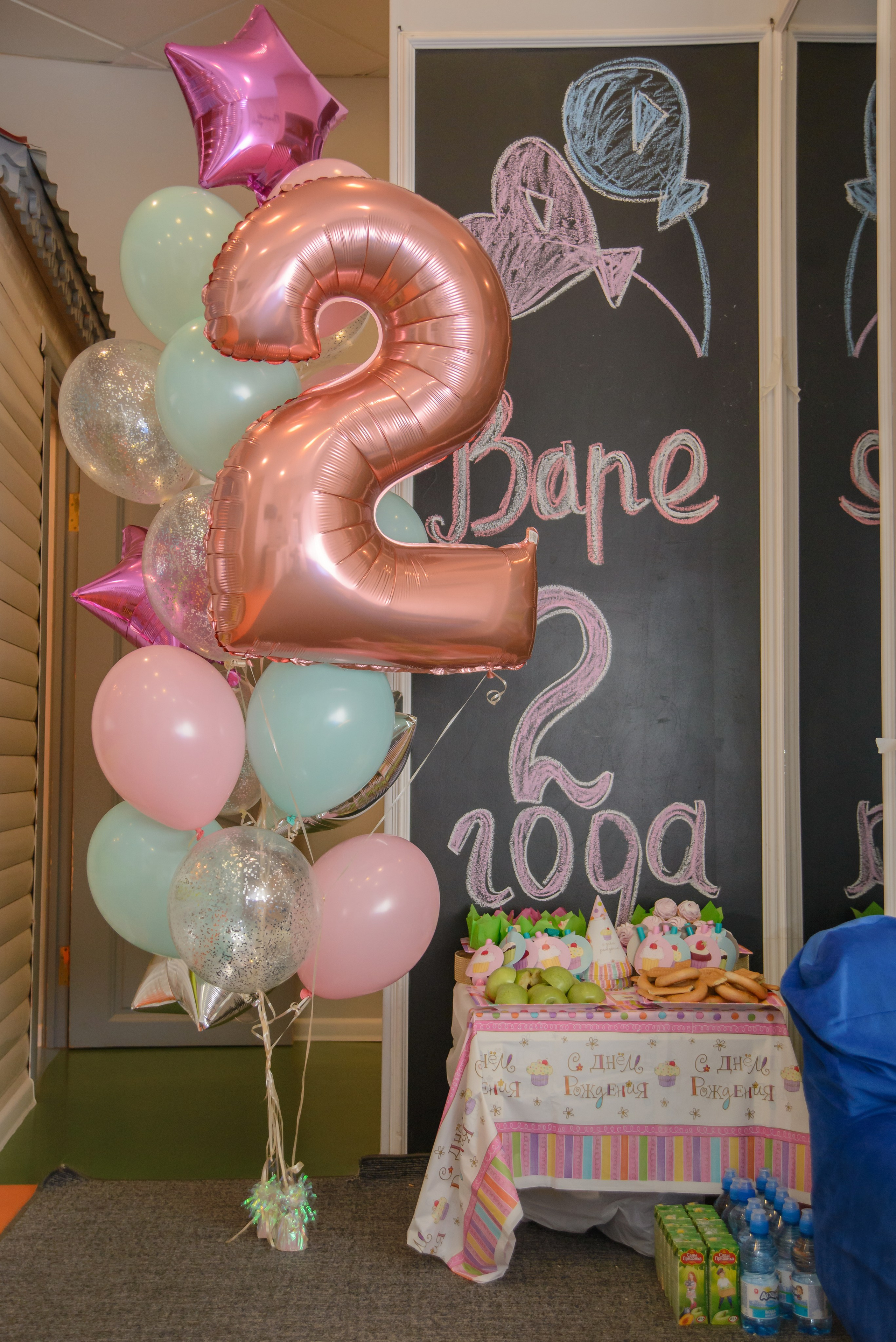 Детский день рождения_2 года Вареньке