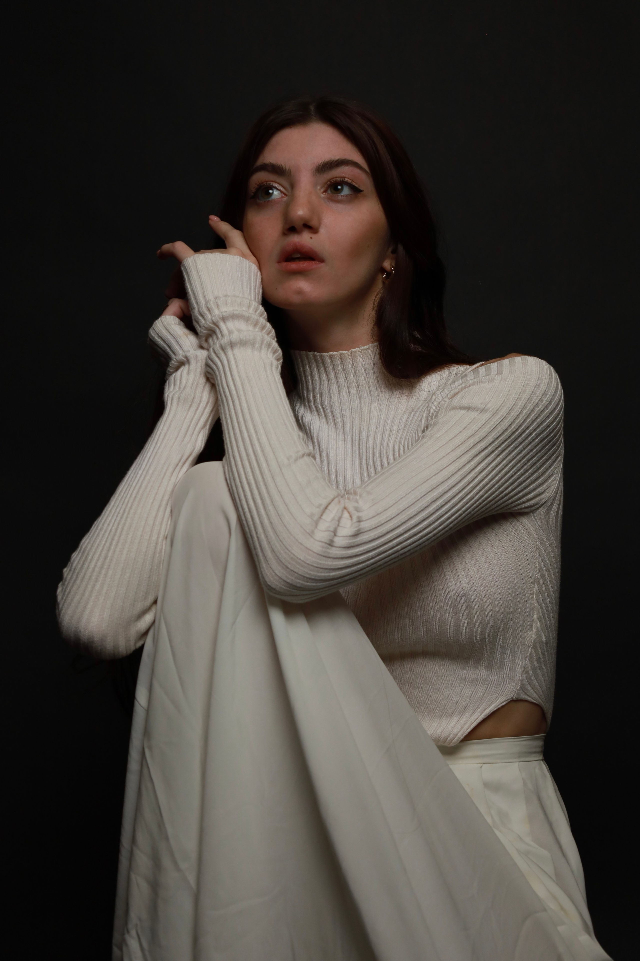 Валерия. Воздушная фотосъемка в студии. Портретный фотограф Панферова Регина г. Санкт-Петербург, г. Казань