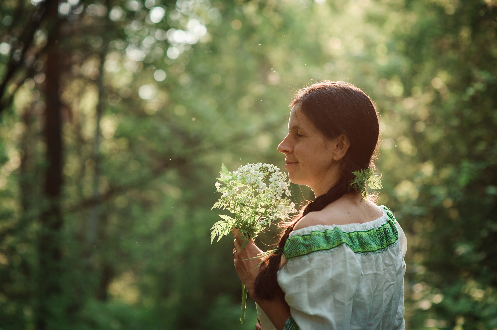 Лесная леди — фея утренних рос. Семейный и женский фотограф Красноярск Екатерина Пусенкова