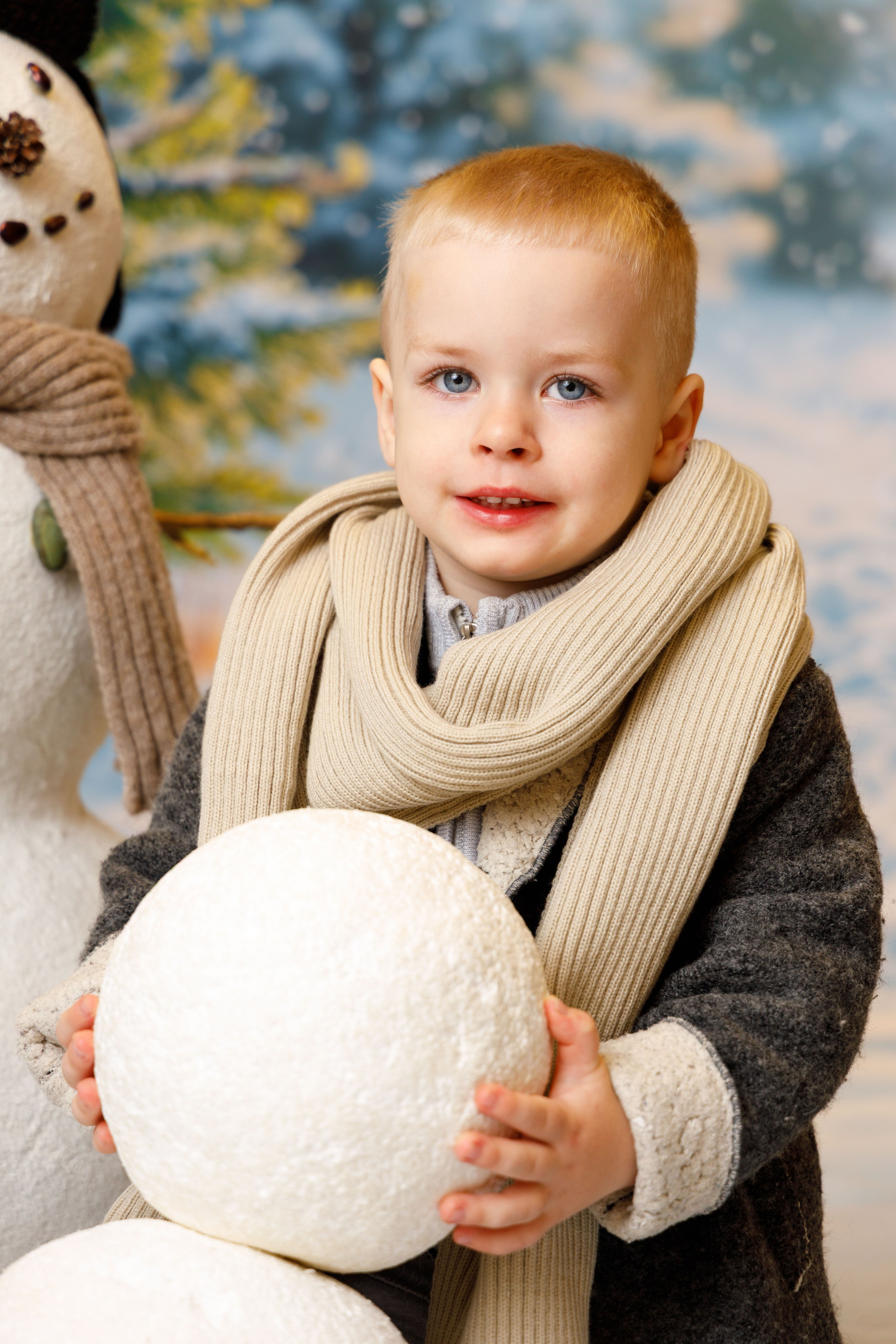 Зимний лес. Детская фотостудия Москва