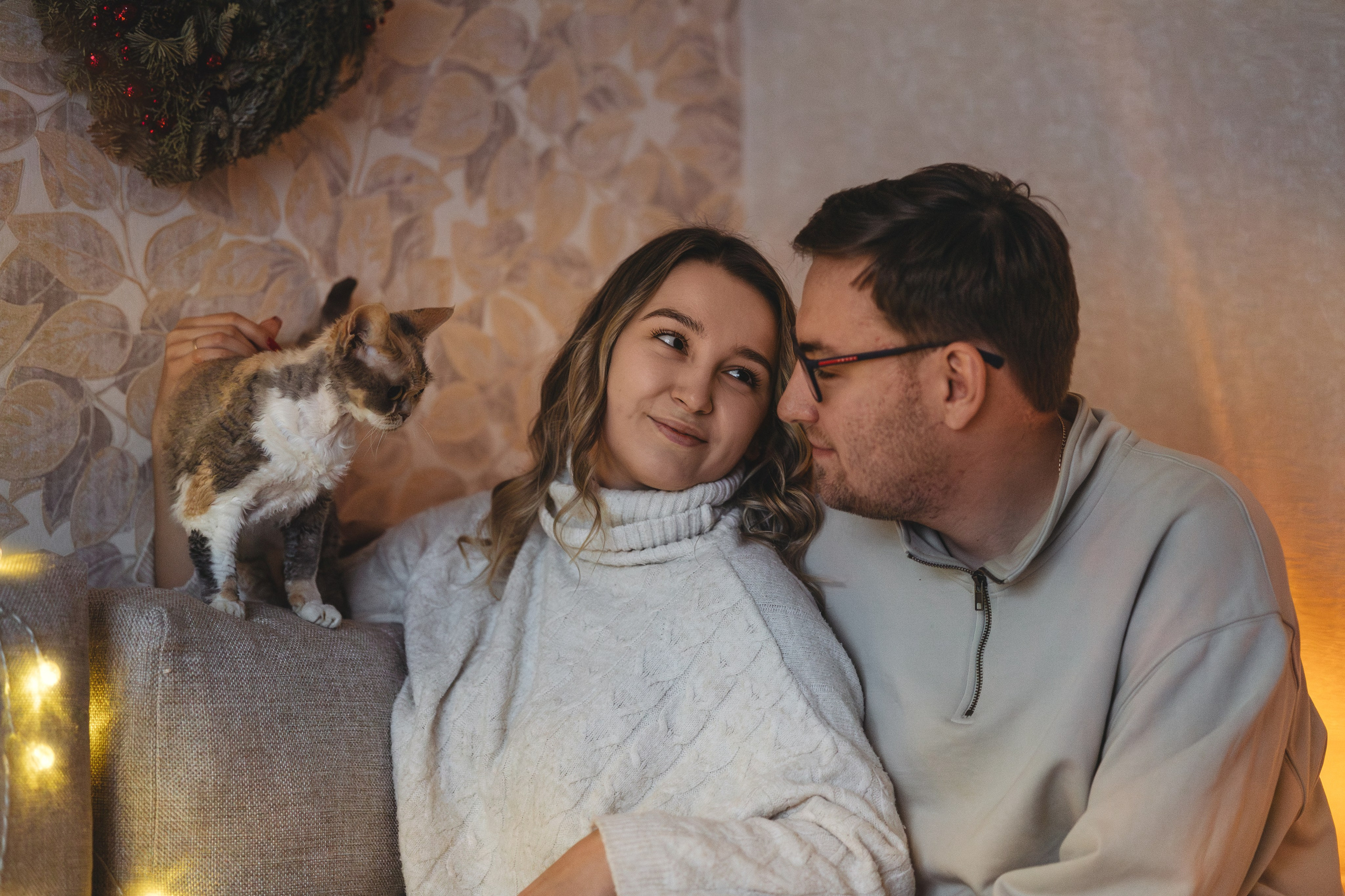 Домашняя новогодняя. Фотограф Анималист в Москве Анастасия Жучкова