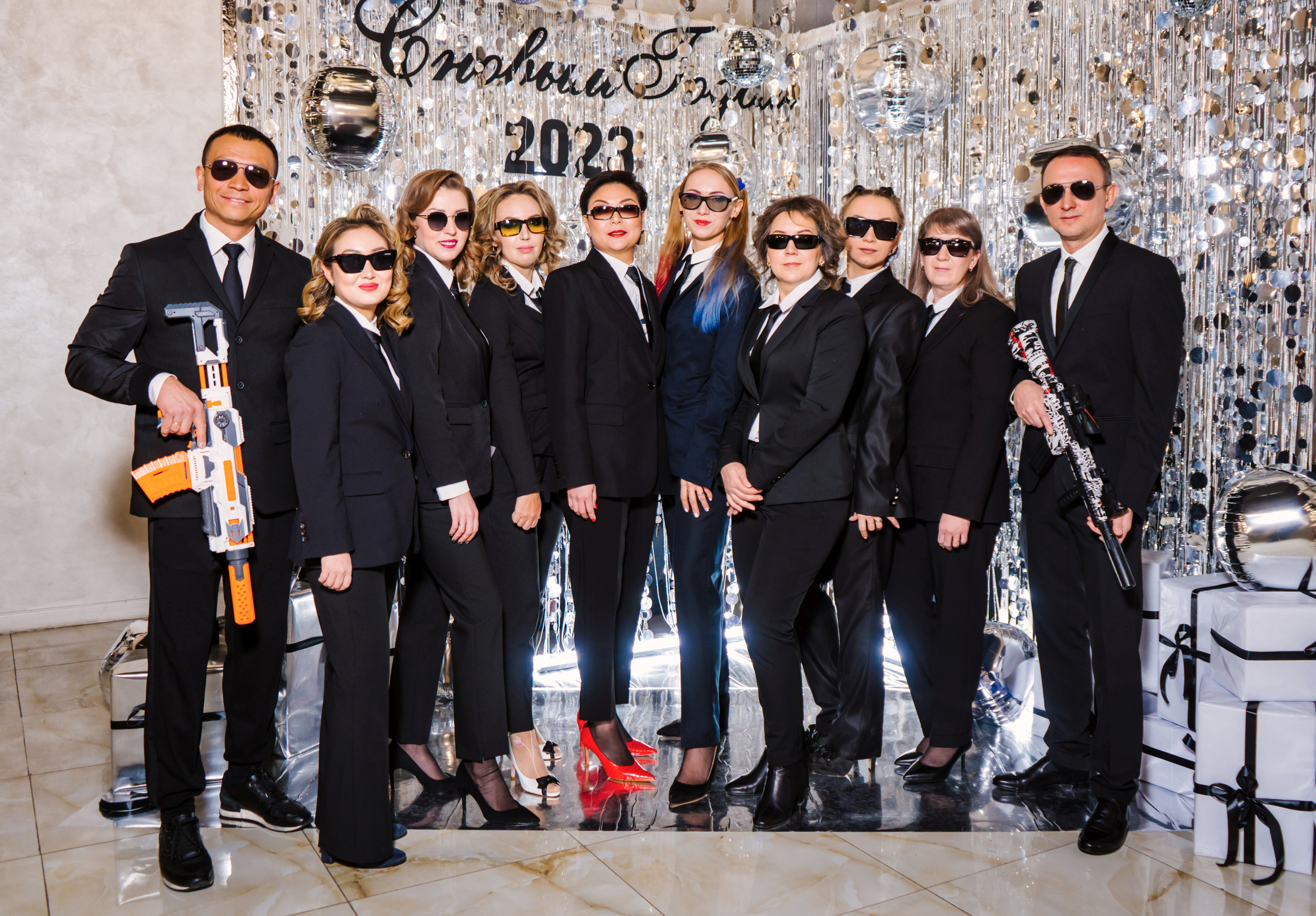 Новогодний корпоратив. Профессиональная съемка в Алматы