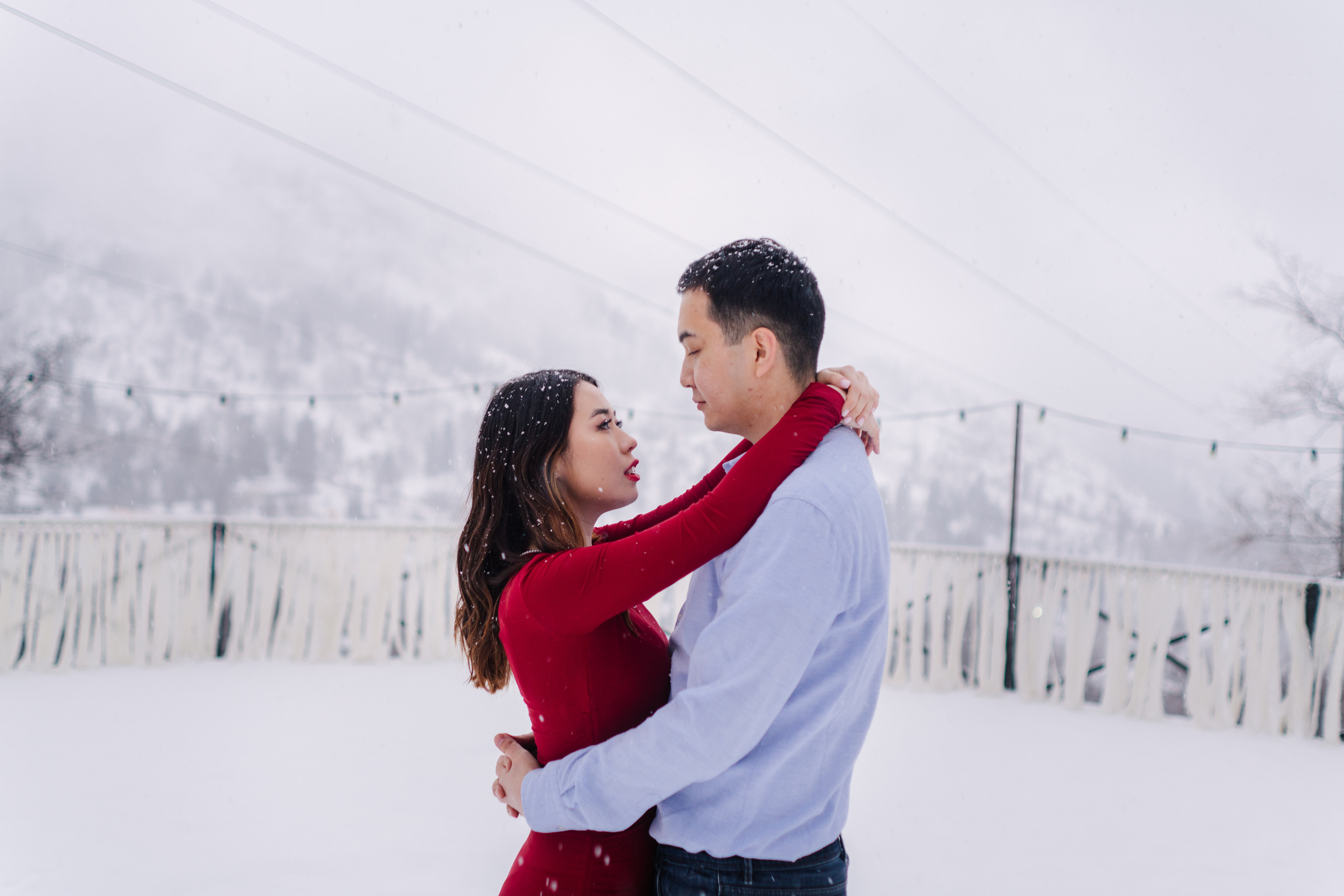 Зимнее Love Story. Профессиональная съемка в Алматы