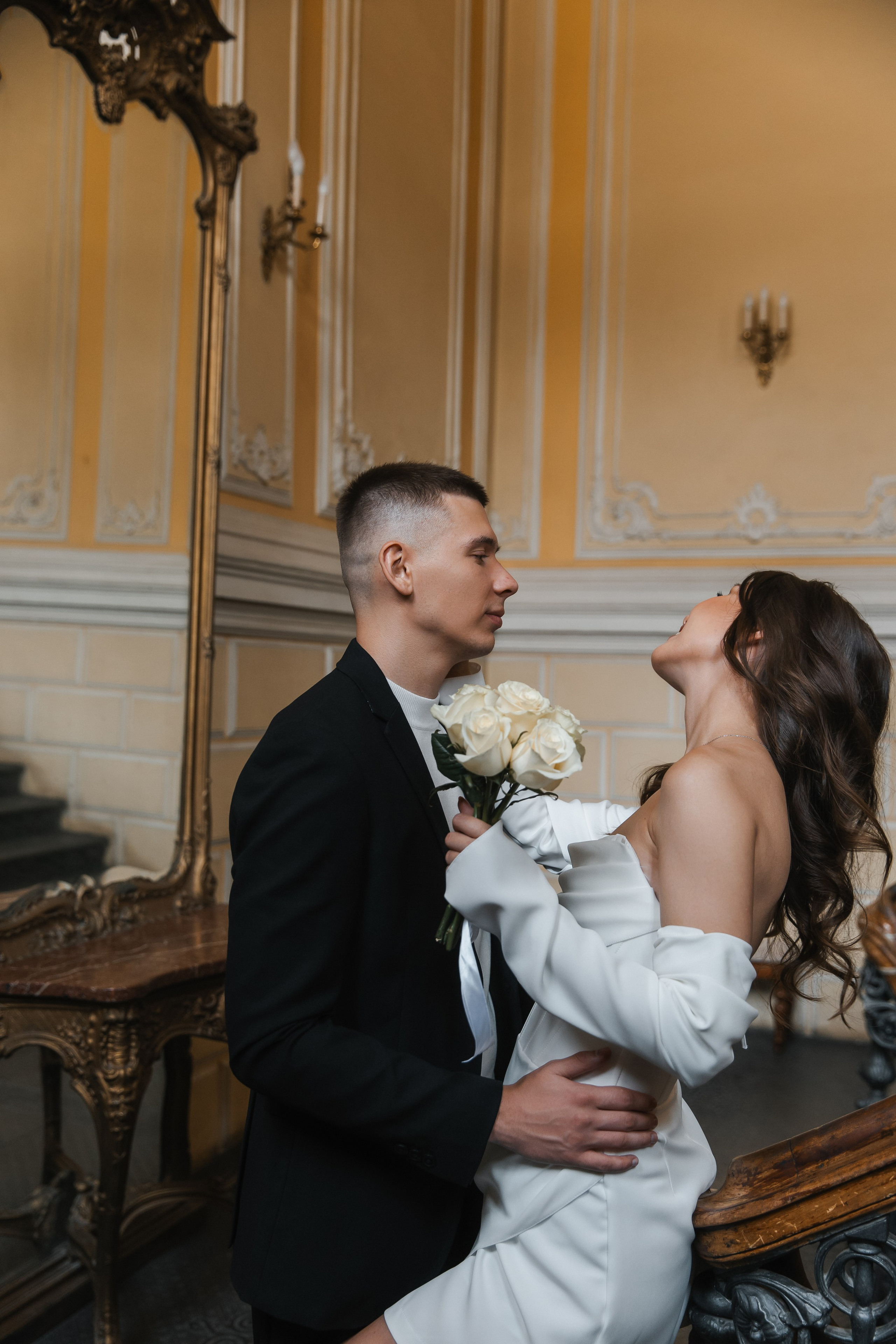 Свадебная фотосессия в Библиотеке-читальне им. А. С. Пушкина. Фотограф и видеограф Анна Домашенко