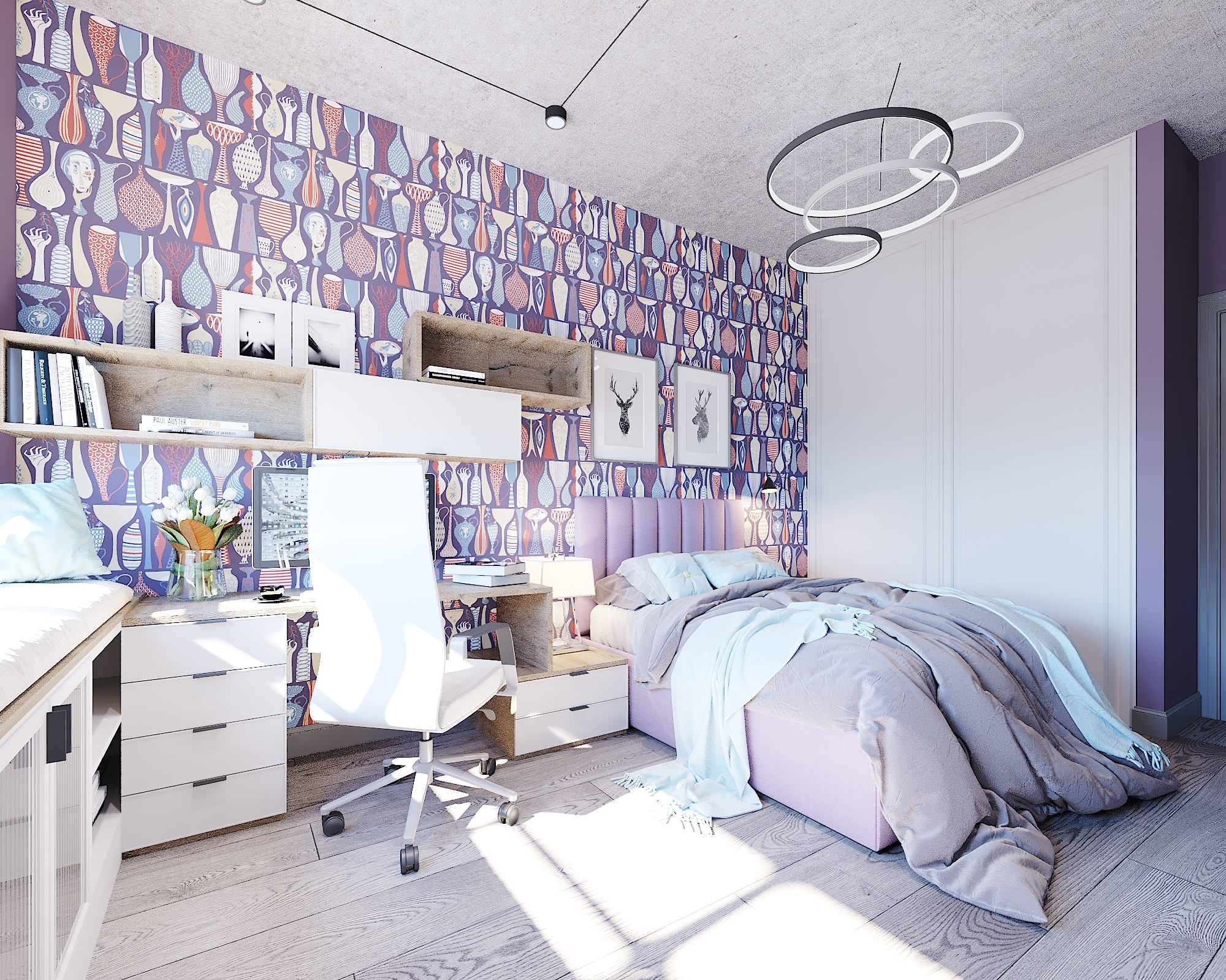 ЖК Скандинавия. 4-к квартира. 123 м². Авторский дизайн интерьера