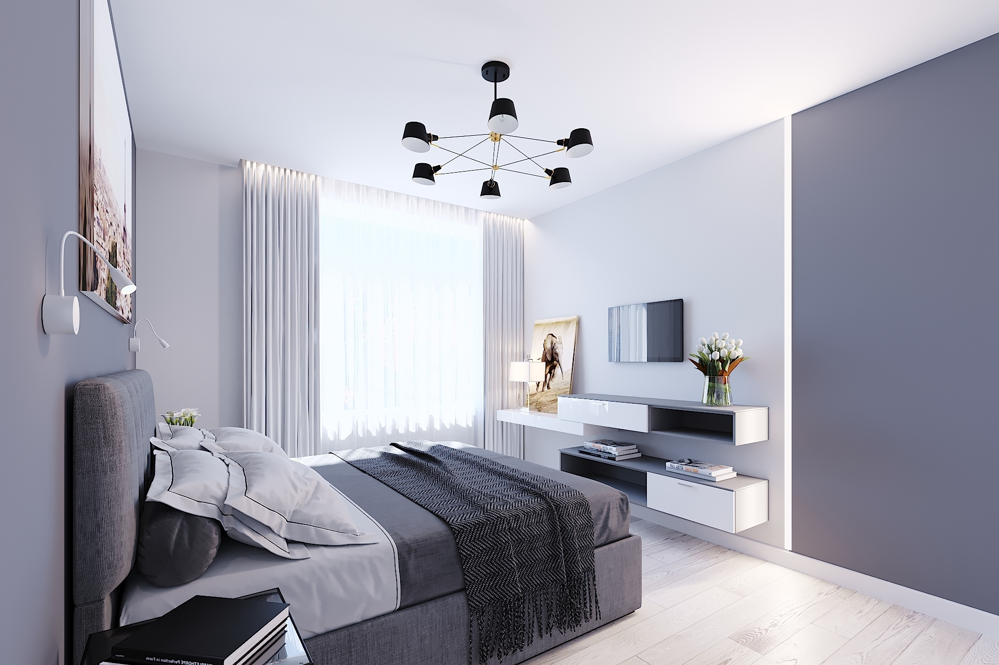 ЖК Арт. 3-к квартира. 81 м². Авторский дизайн интерьера