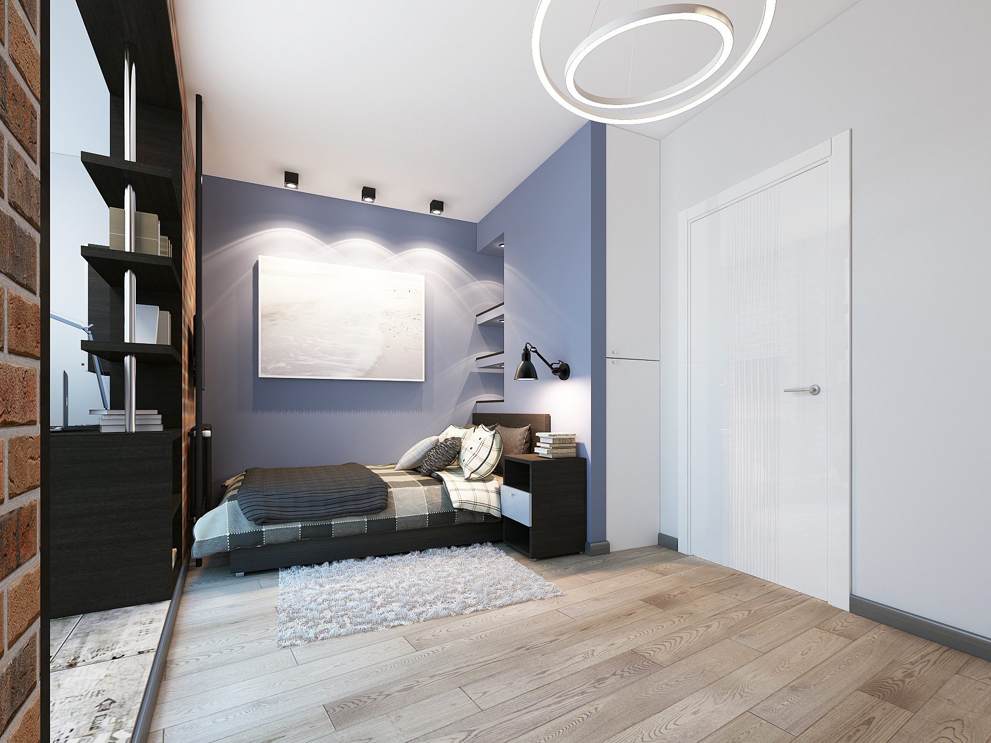 3-к квартира. 90 м². Авторский дизайн интерьера