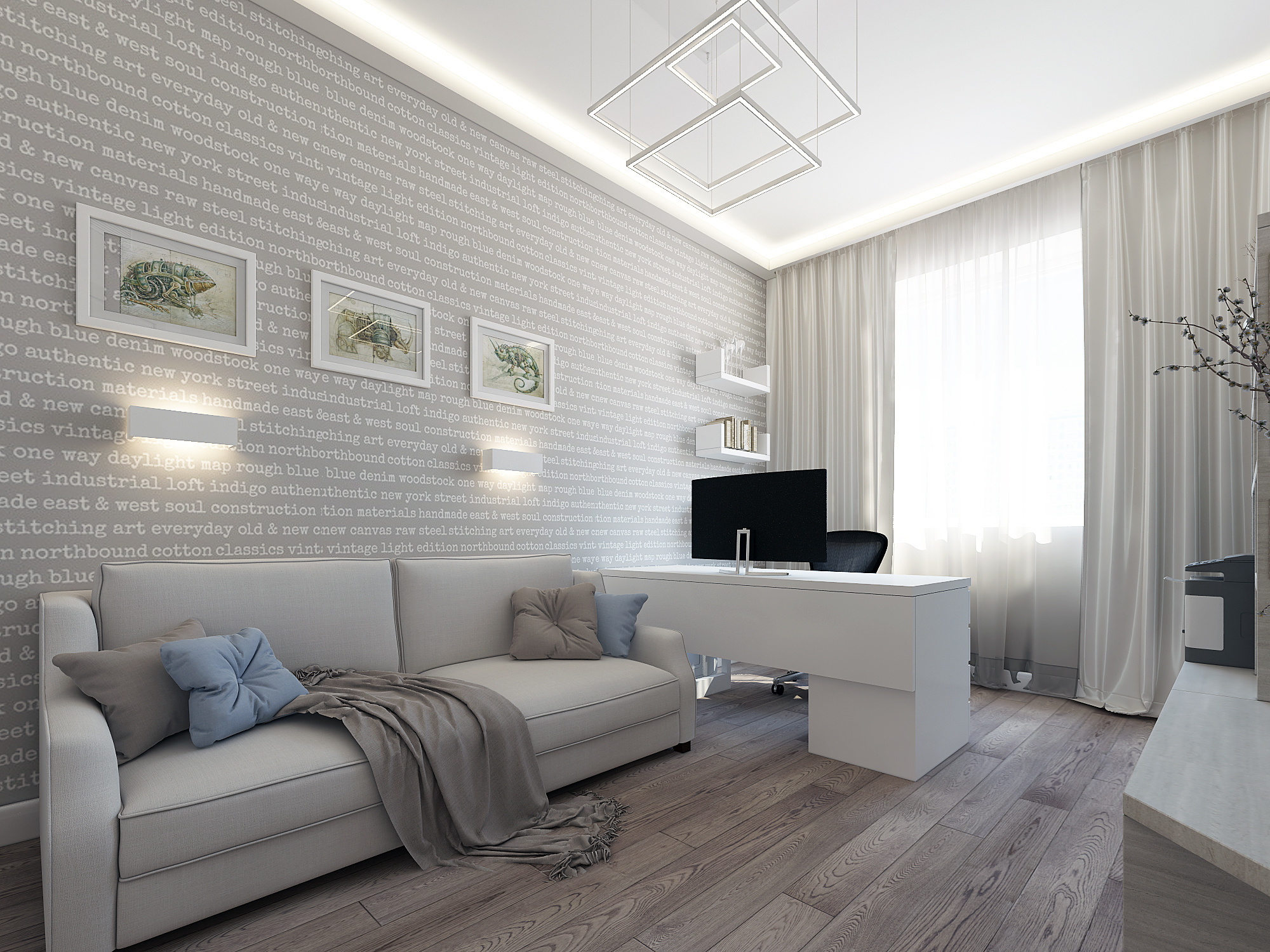 ЖК Континенталь. 4-к квартира. 186 м². Авторский дизайн интерьера