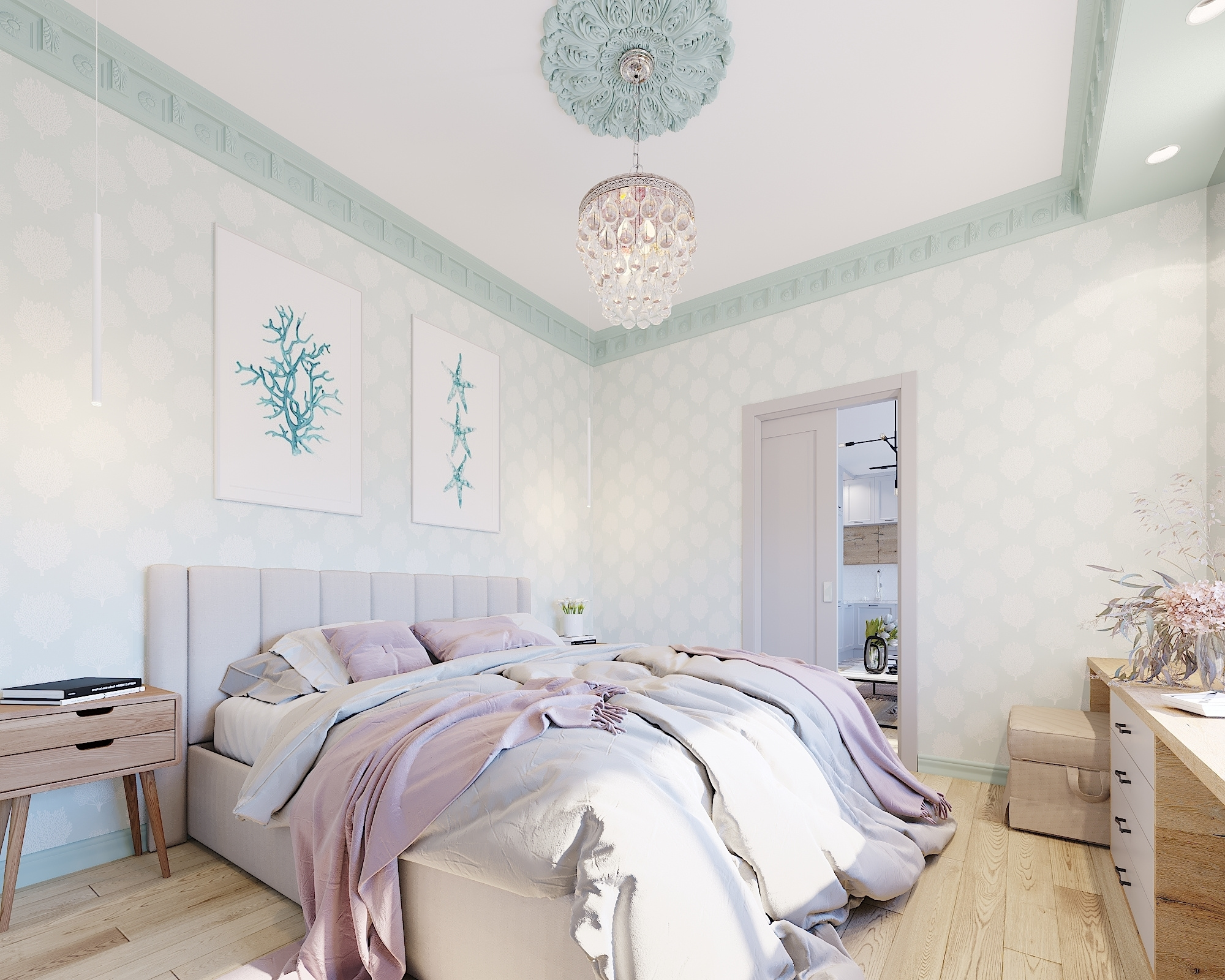 ЖК Рассказово. 2-к квартира. 70 м². Авторский дизайн интерьера