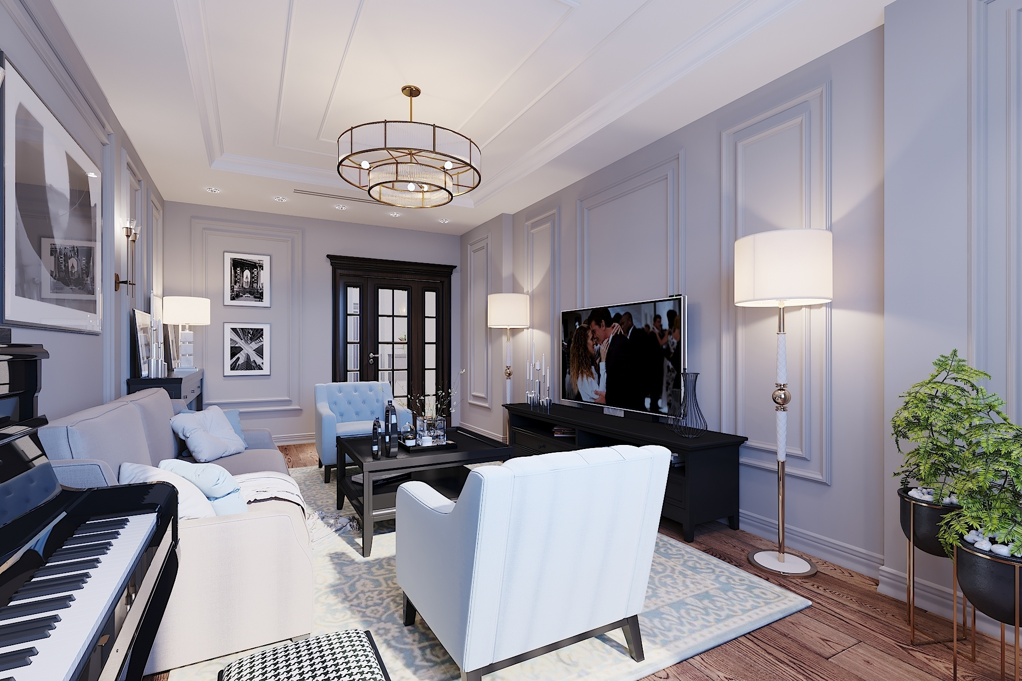 ЖК Дубровка. 4-к квартира.181 м². Авторский дизайн интерьера