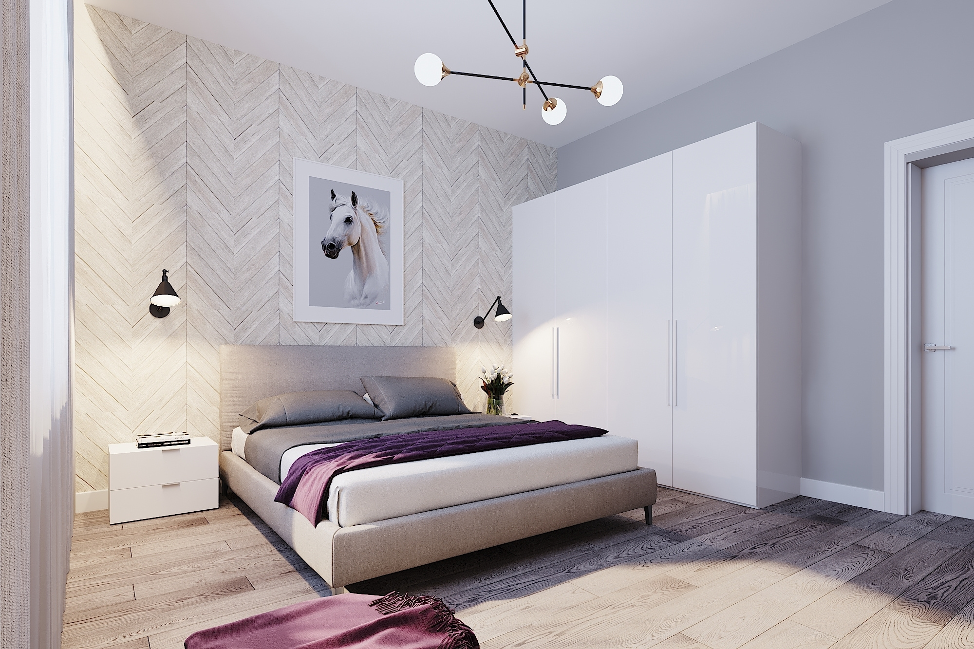 КП Руза Фэмили Парк. Загородный дом. 204 м². Авторский дизайн интерьера