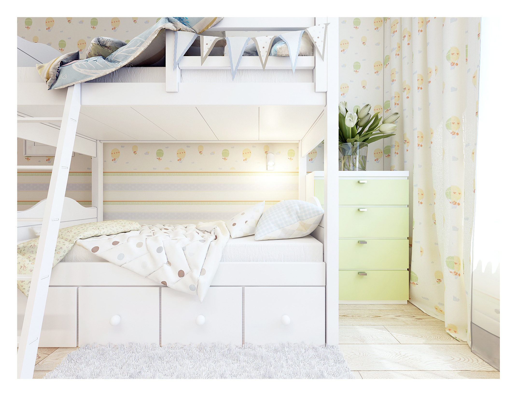 ЖК Московский. 2-к квартира. 57 м². Авторский дизайн интерьера