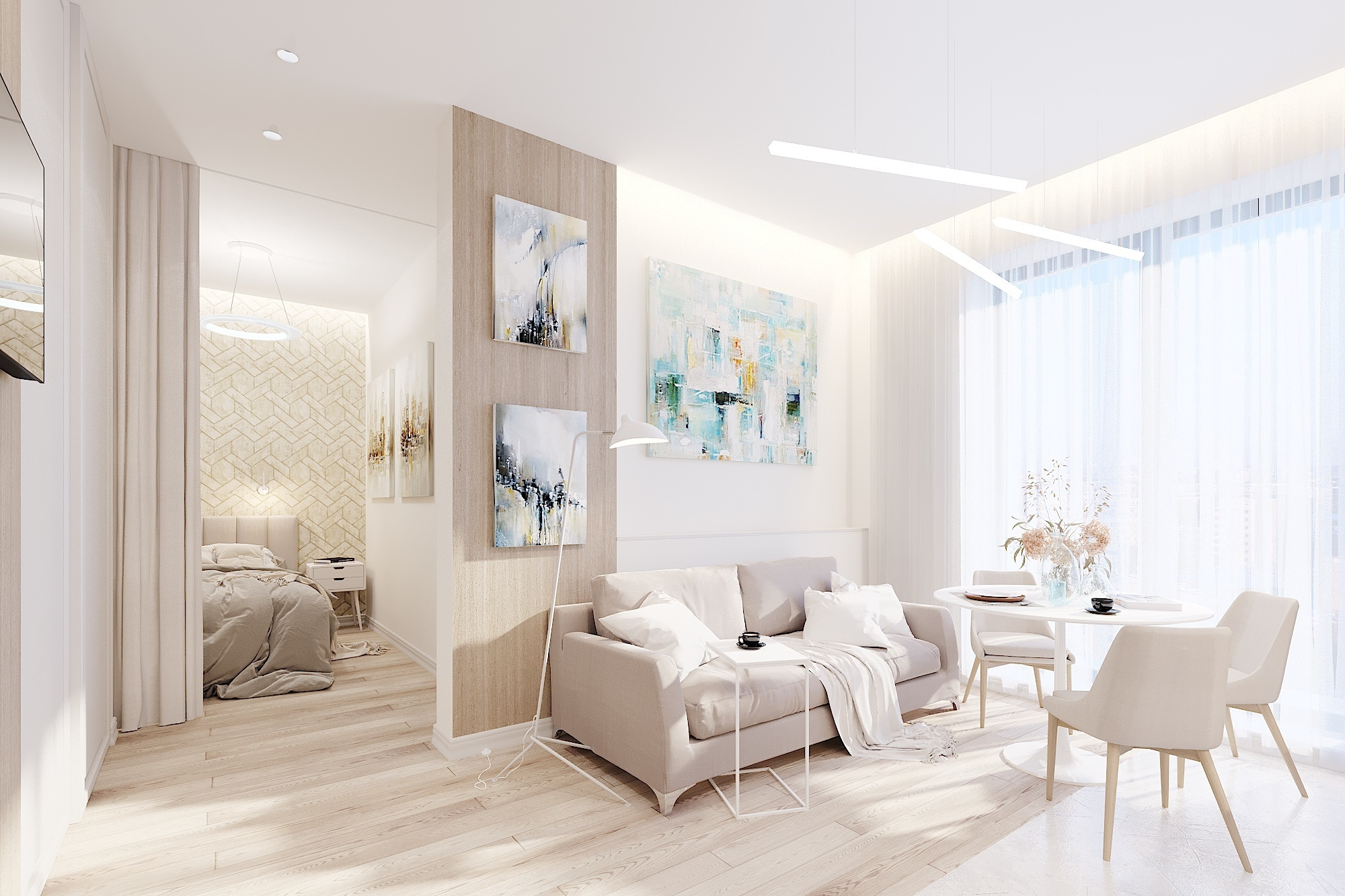 ЖК ЗИЛАРТ. 1-к квартира. 47 м². Авторский дизайн интерьера