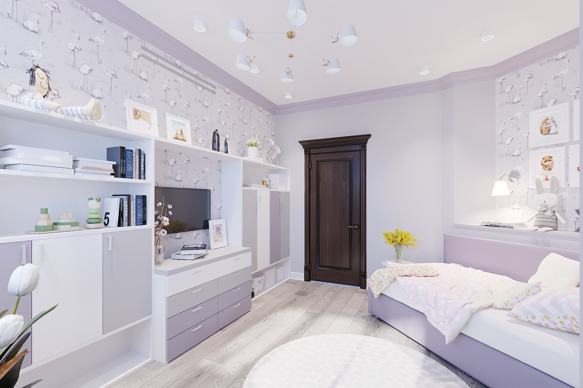 ЖК Дубровка. 4-к квартира.181 м². Авторский дизайн интерьера