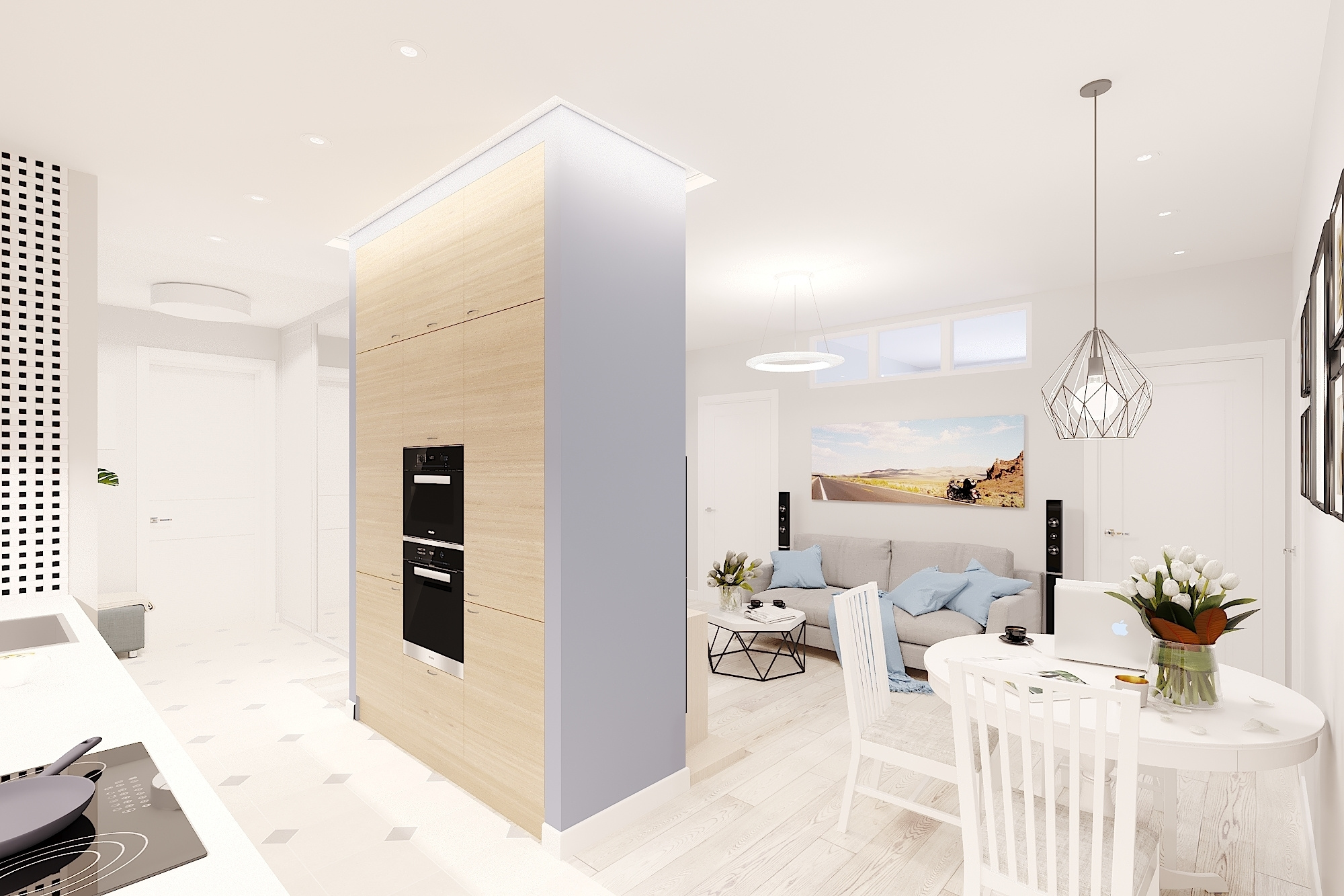 ЖК Арт. 3-к квартира. 81 м². Авторский дизайн интерьера