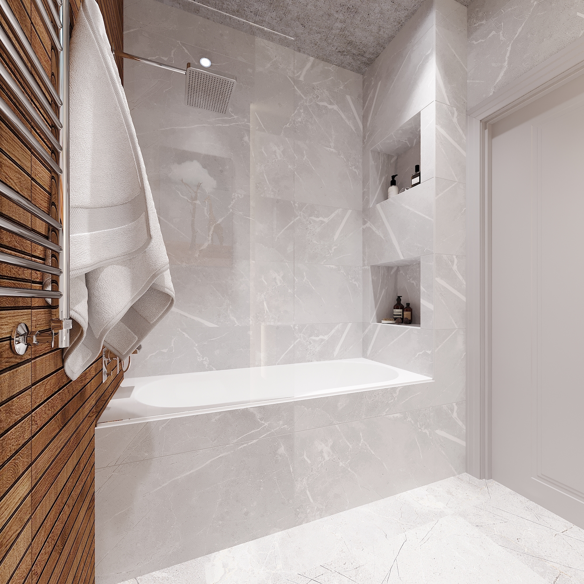 ЖК Скандинавия. 4-к квартира. 123 м². Авторский дизайн интерьера