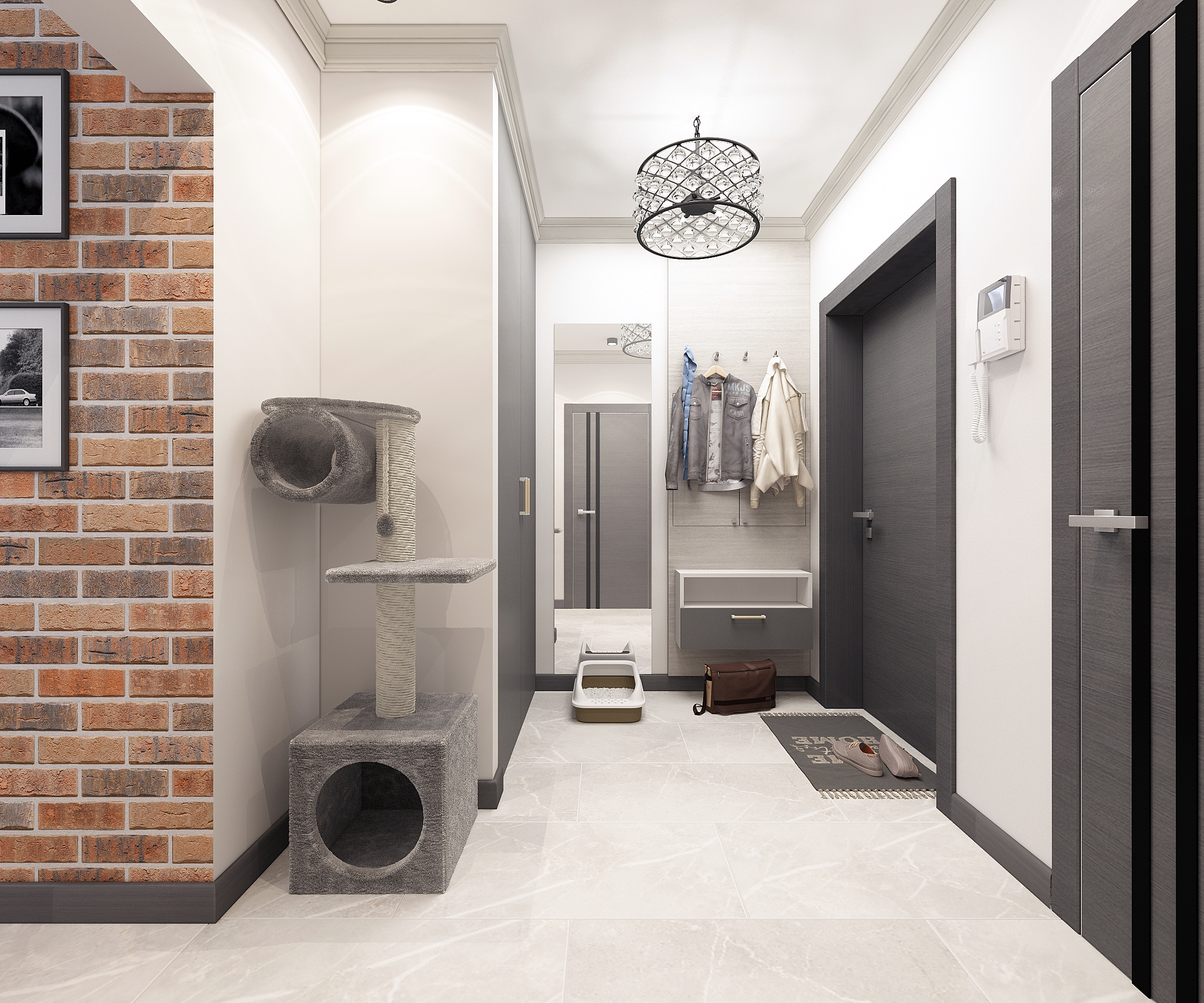 ЖК Московский. 1-к квартира. 42 м². Авторский дизайн интерьера