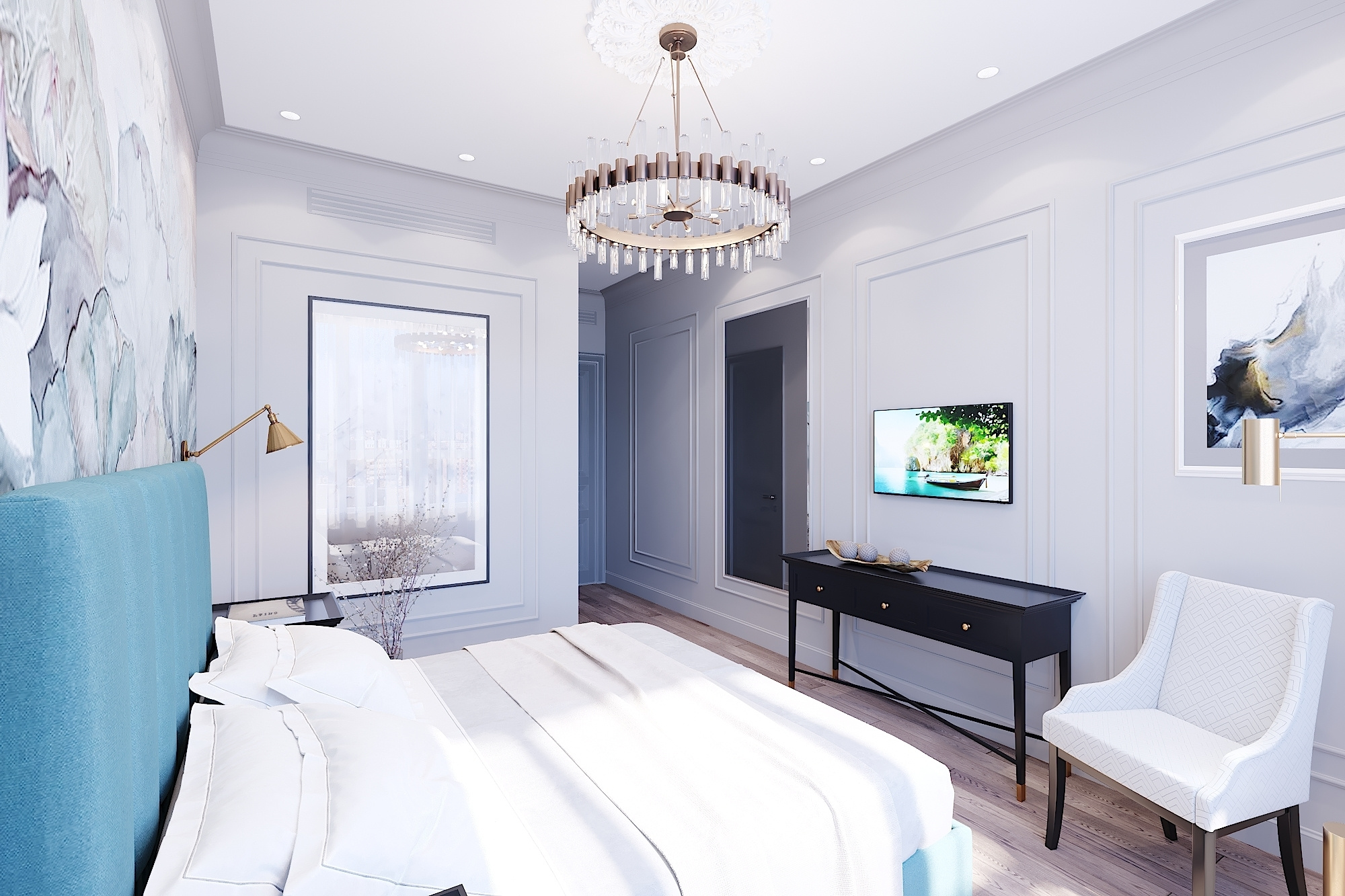 ЖК Сердце столицы. 3-к квартира. 103 м². Авторский дизайн интерьера