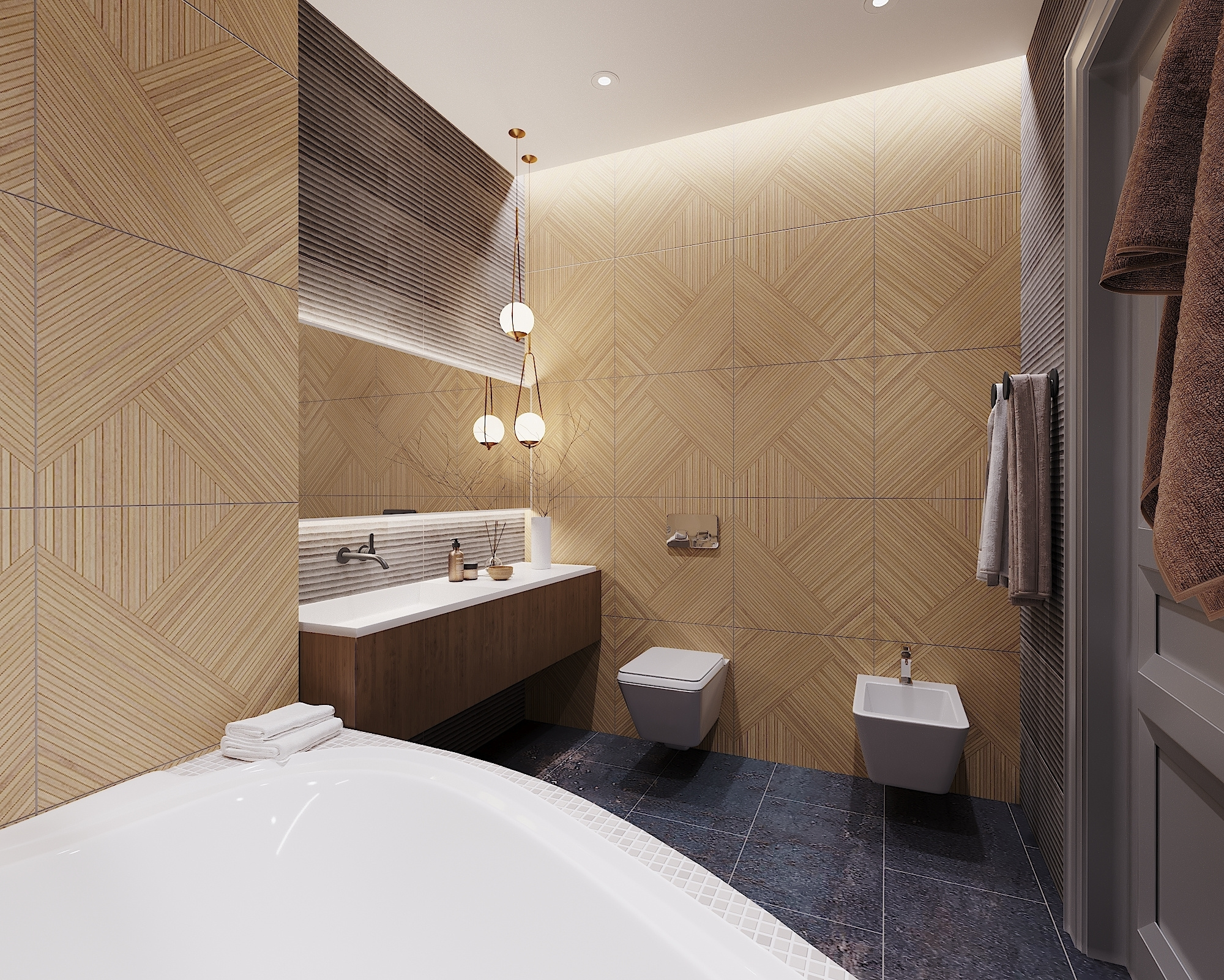 ЖК Воробьев дом. 3-к квартира. 129 м². Авторский дизайн интерьера