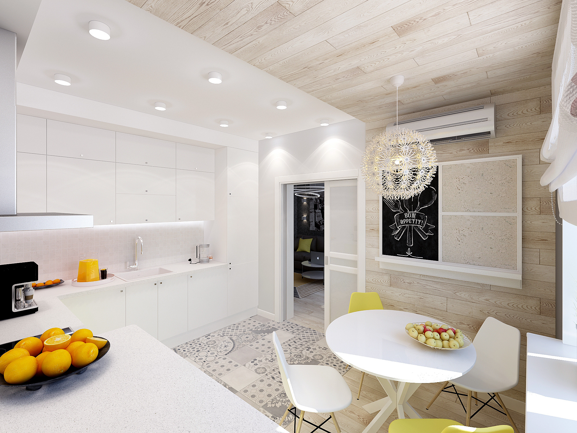 ЖК Новое Домодедово. 3-к квартира. 75 м². Авторский дизайн интерьера