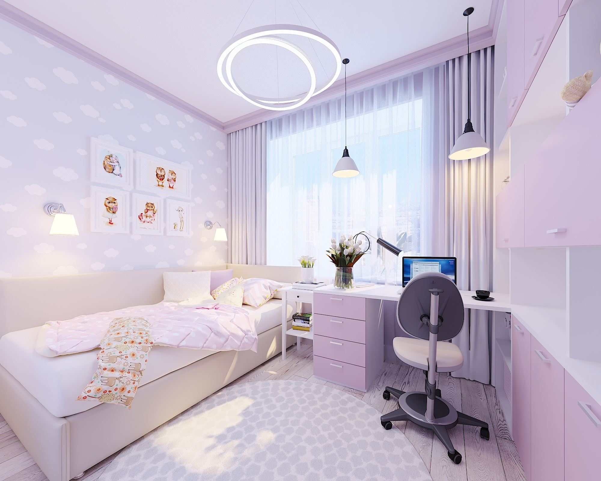 ЖК Арт. 3-к квартира. 81 м². Авторский дизайн интерьера