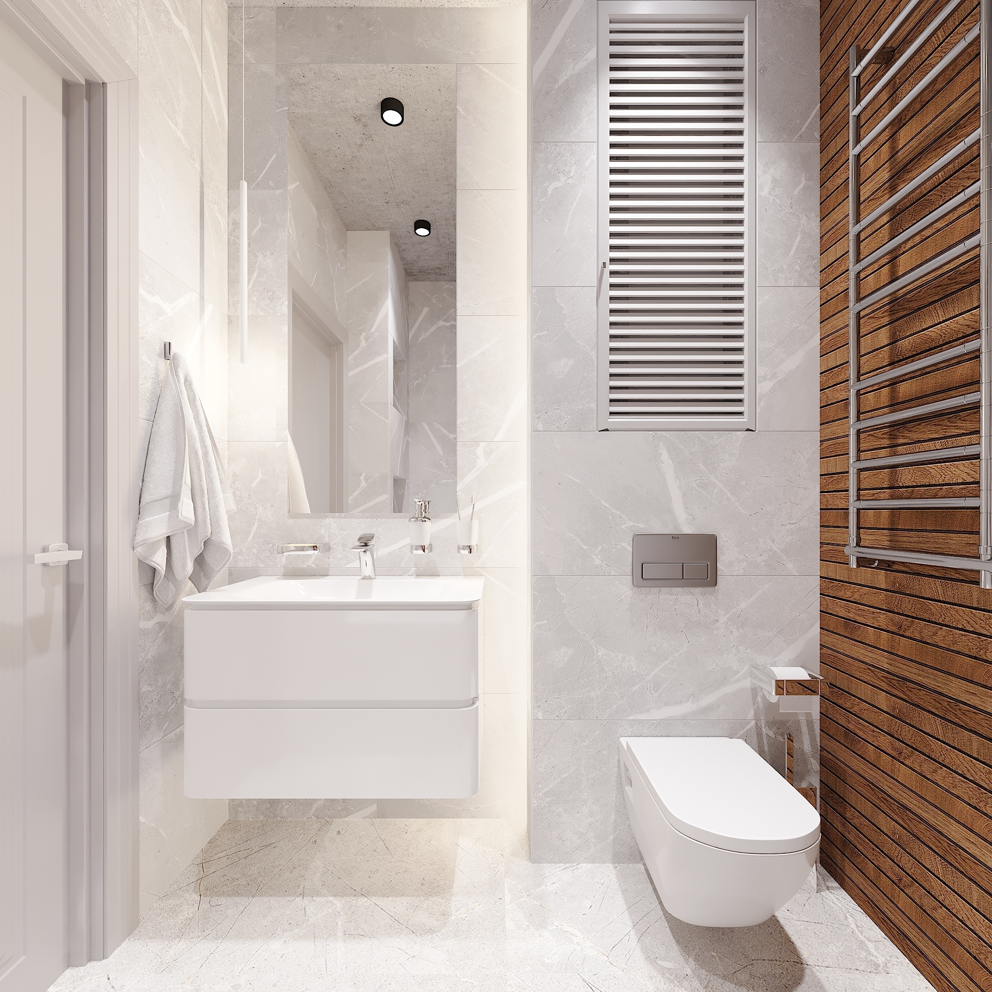 ЖК Скандинавия. 4-к квартира. 123 м². Авторский дизайн интерьера