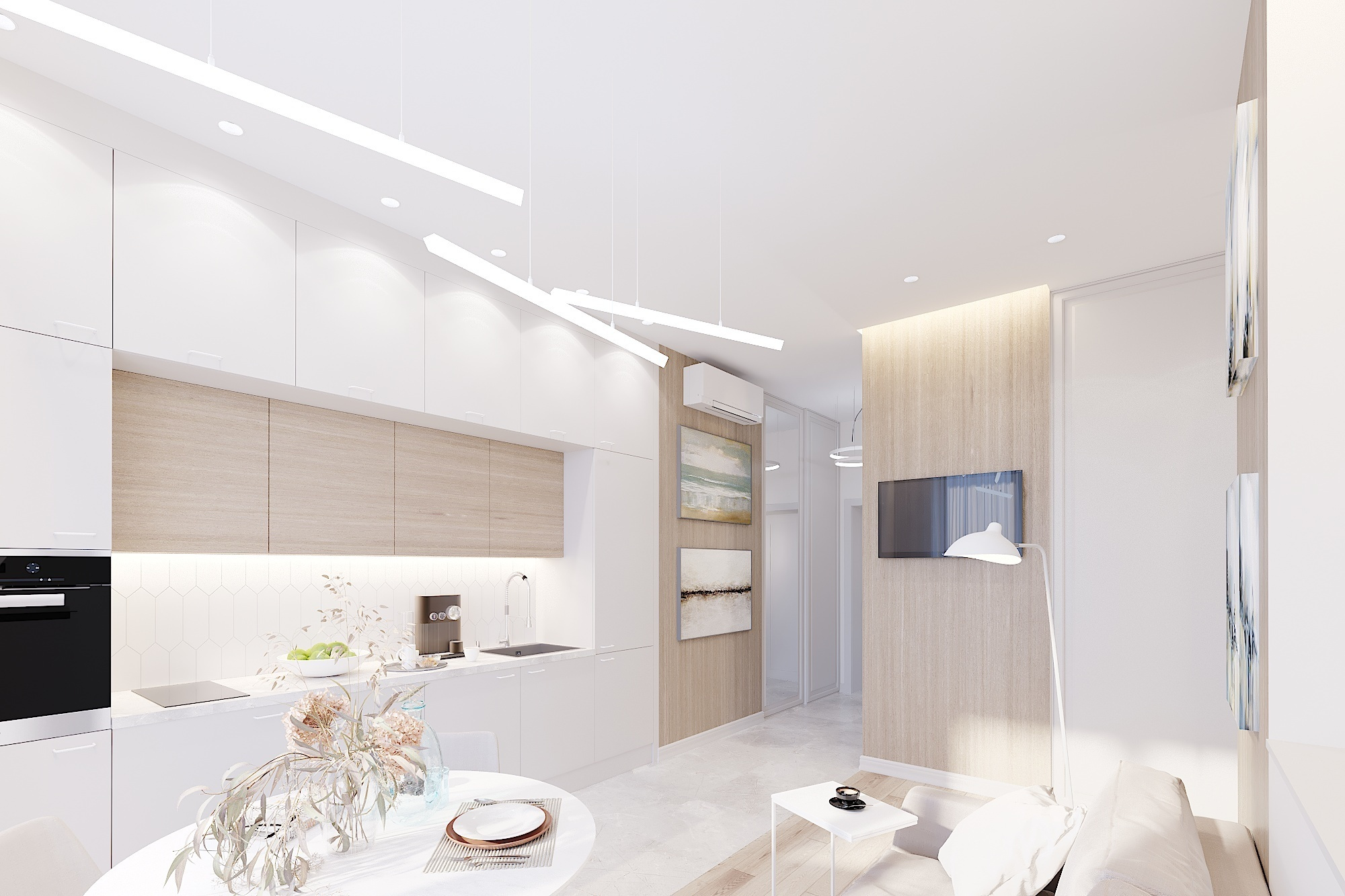 ЖК ЗИЛАРТ. 1-к квартира. 47 м². Авторский дизайн интерьера