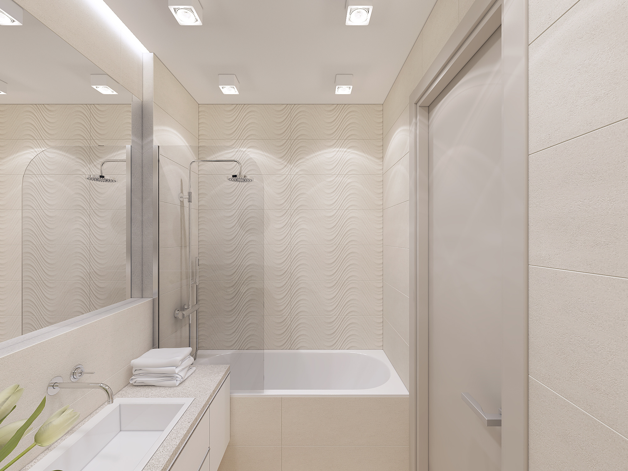 ЖК Континенталь. 4-к квартира. 186 м². Авторский дизайн интерьера