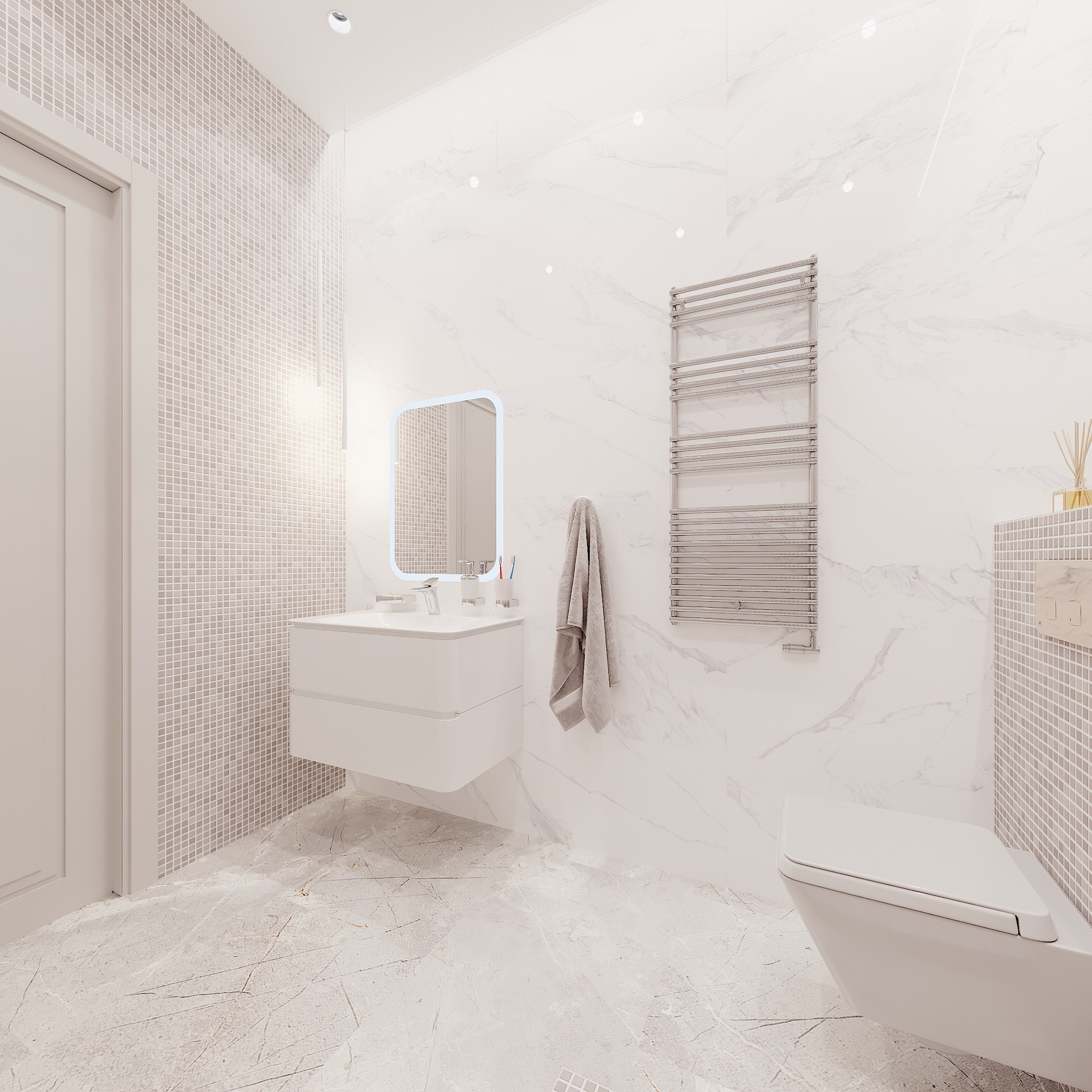 ЖК ЗИЛАРТ. 1-к квартира. 47 м². Авторский дизайн интерьера