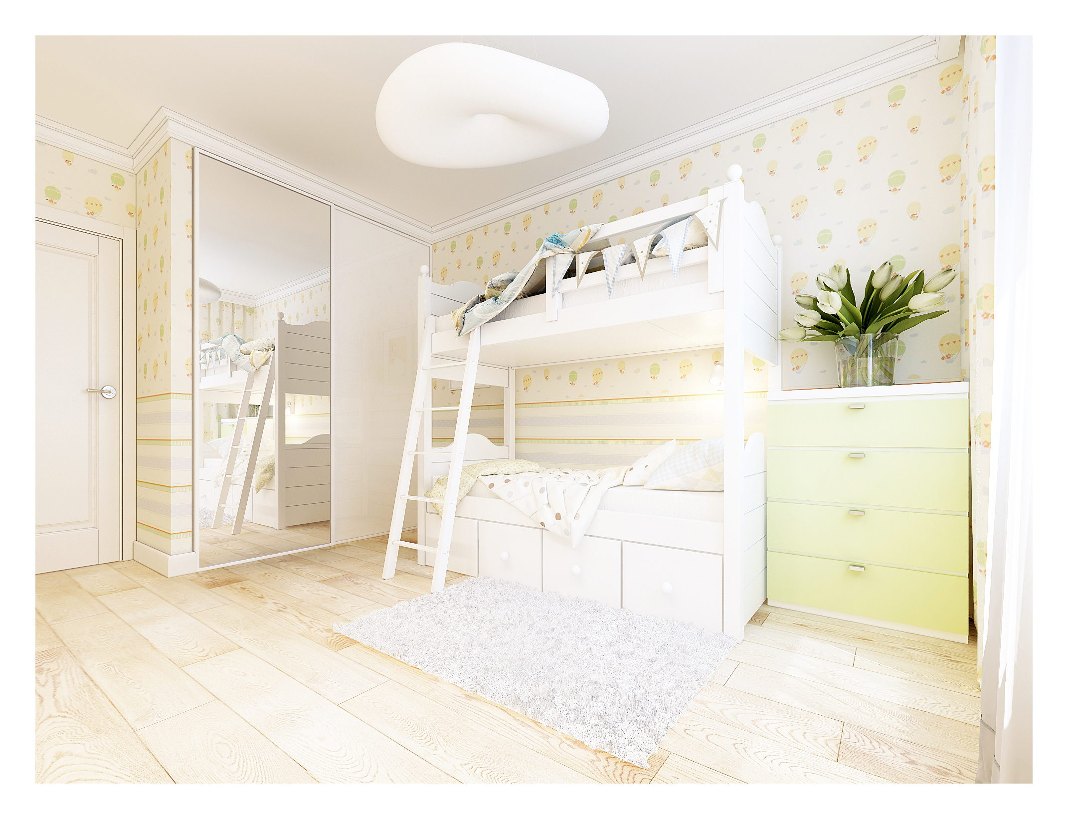 ЖК Московский. 2-к квартира. 57 м². Авторский дизайн интерьера