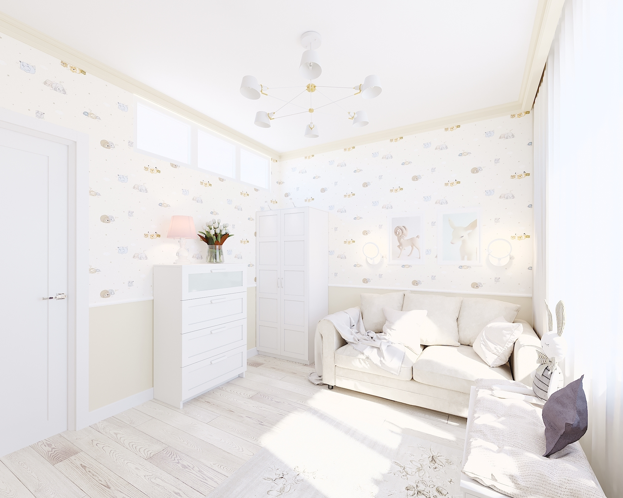 ЖК Арт. 3-к квартира. 81 м². Авторский дизайн интерьера