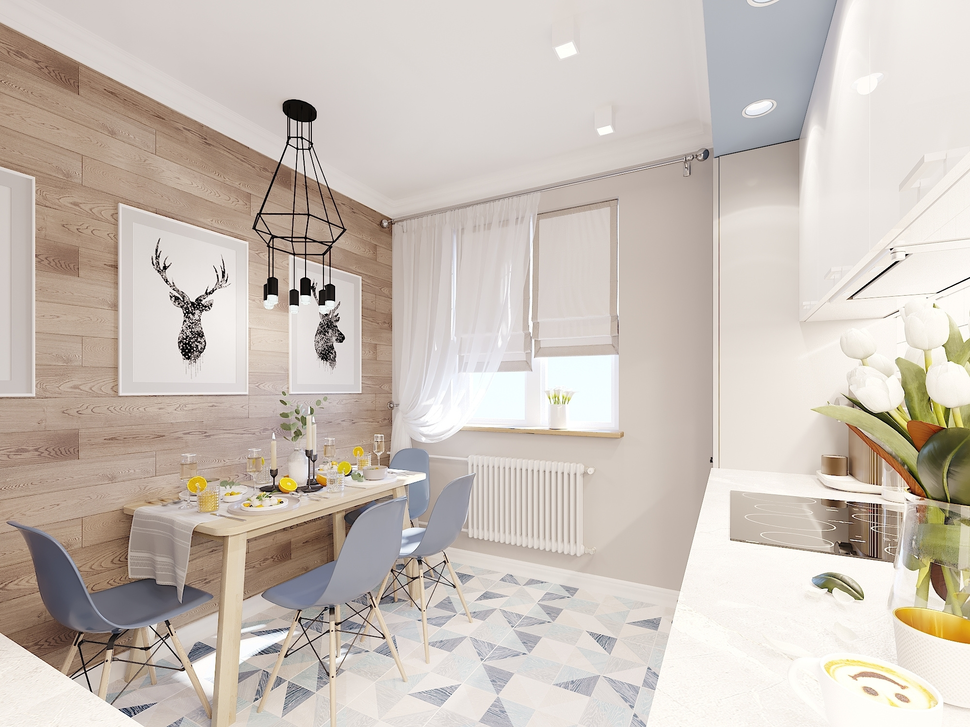 ЖК Севастопольский. 2-к квартира. 55 м². Авторский дизайн интерьера