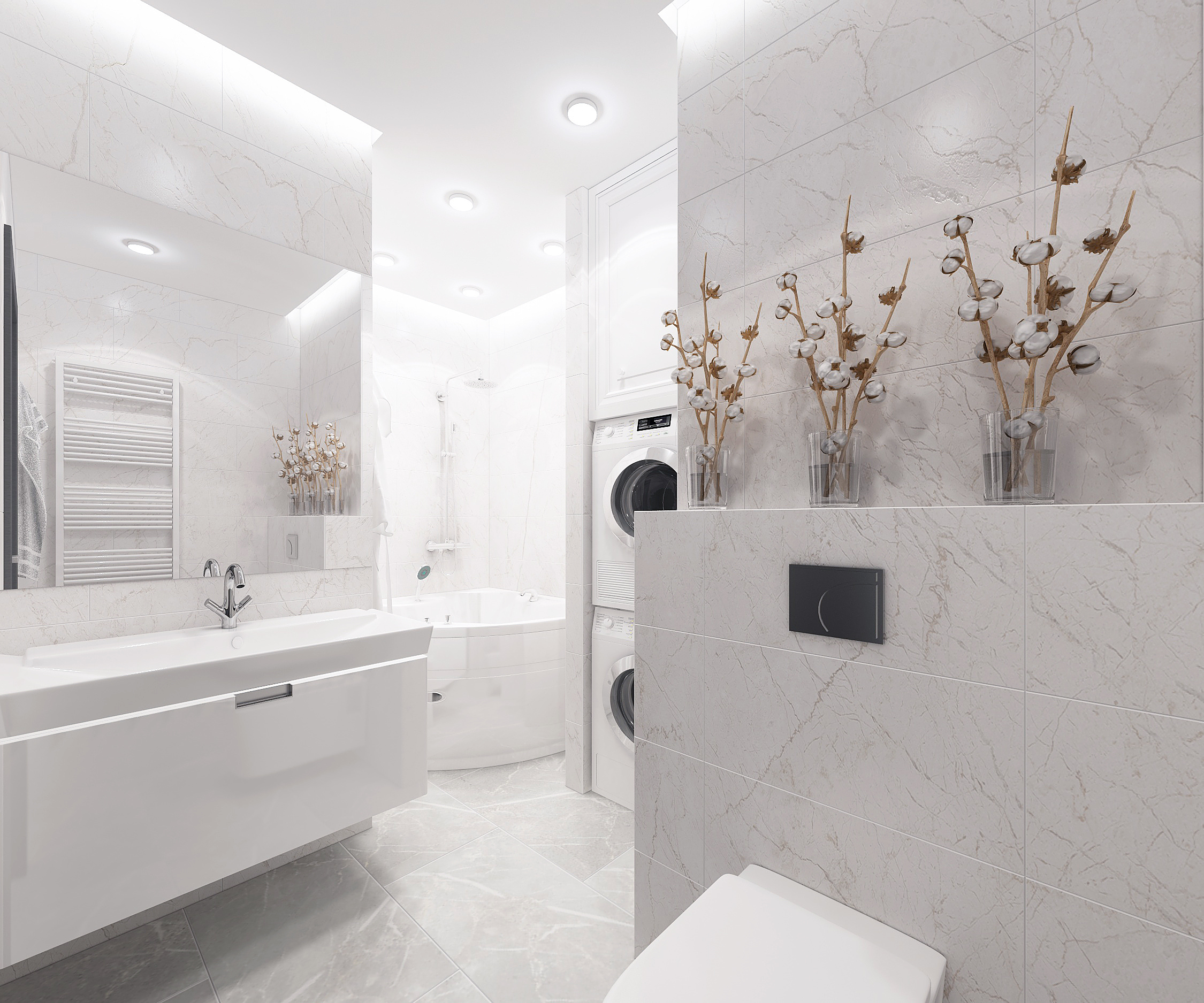 ЖК Московский. 1-к квартира. 42 м². Авторский дизайн интерьера