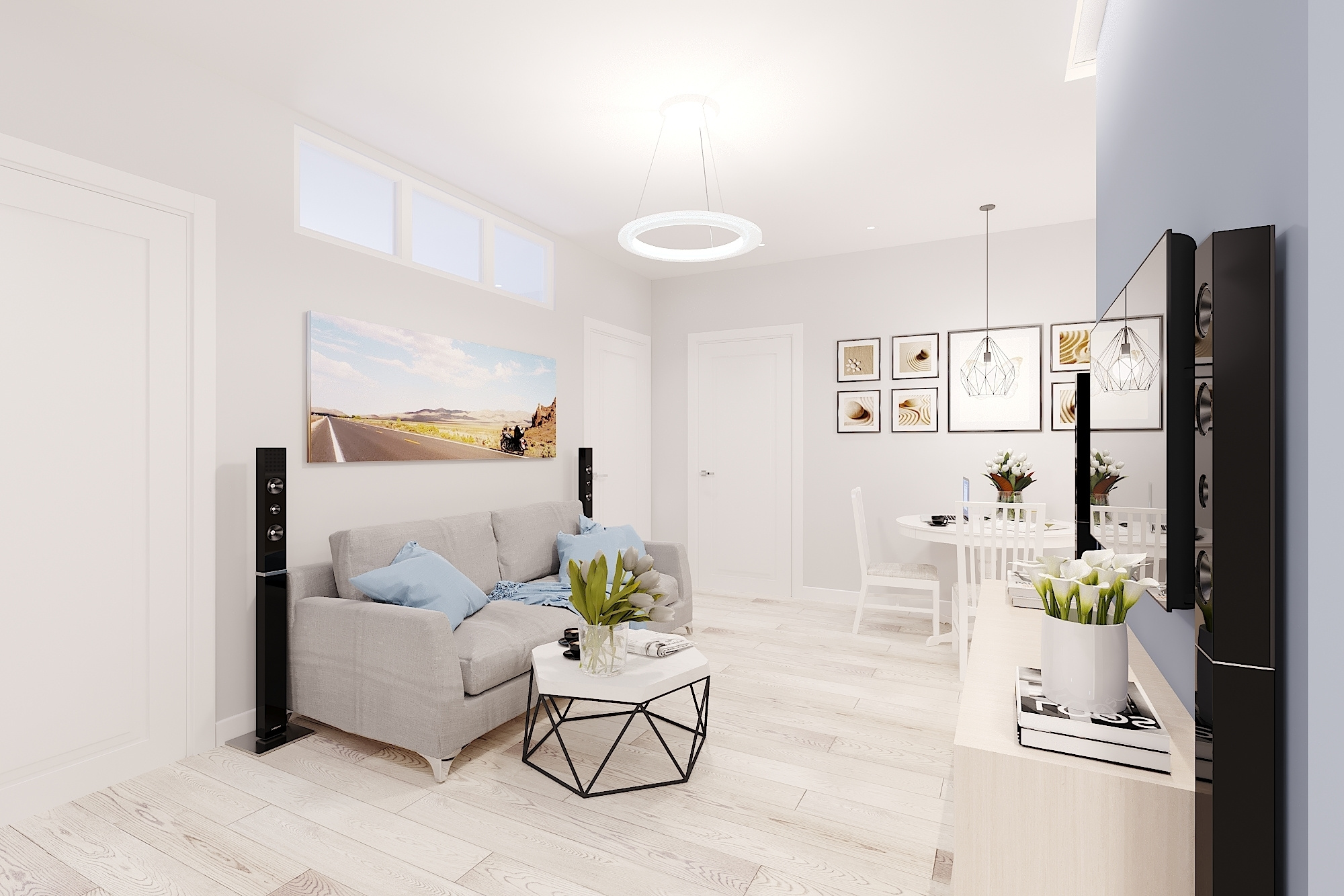 ЖК Арт. 3-к квартира. 81 м². Авторский дизайн интерьера