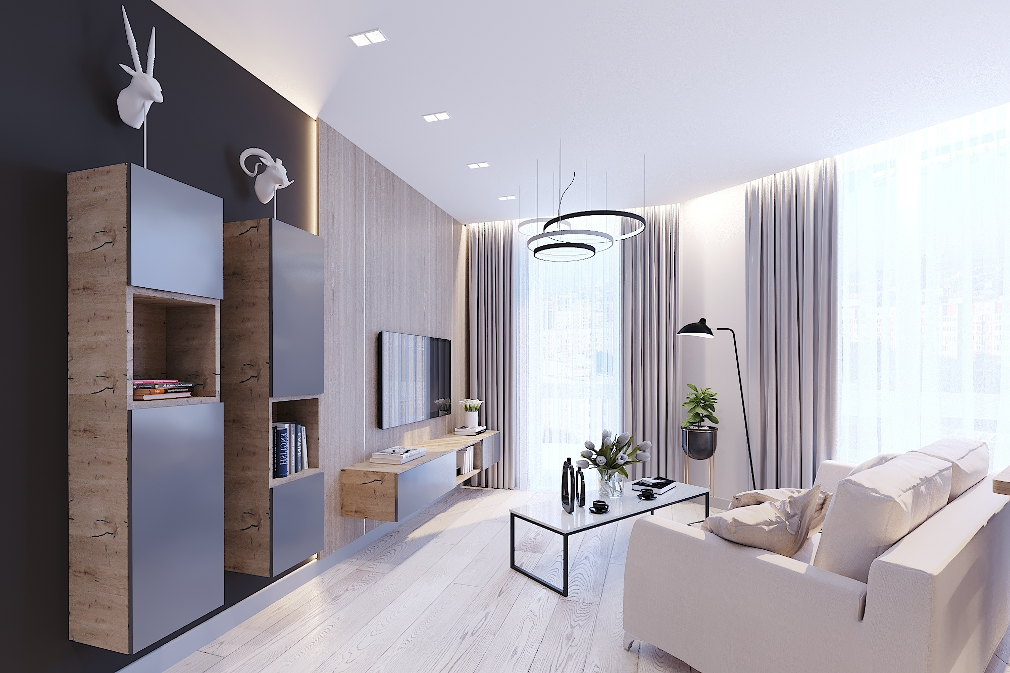 ЖК Новая Звезда. 2-к квартира. 78 м². Авторский дизайн интерьера